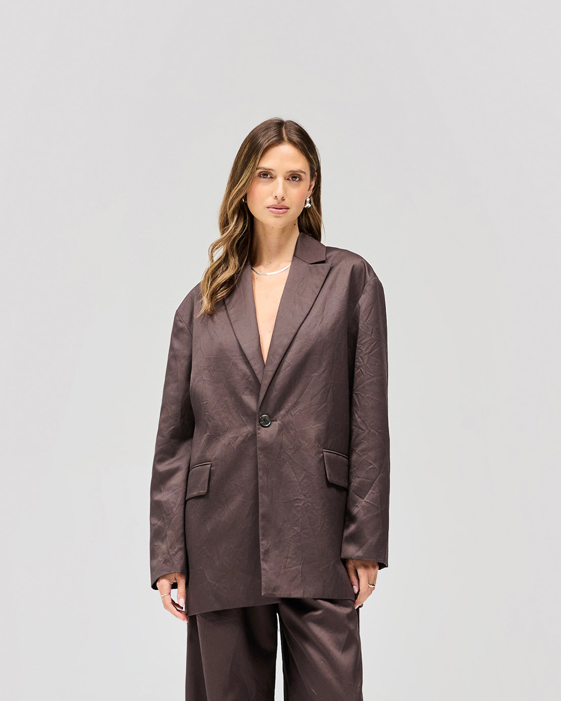 Crimp Jacket - Black Coffee
