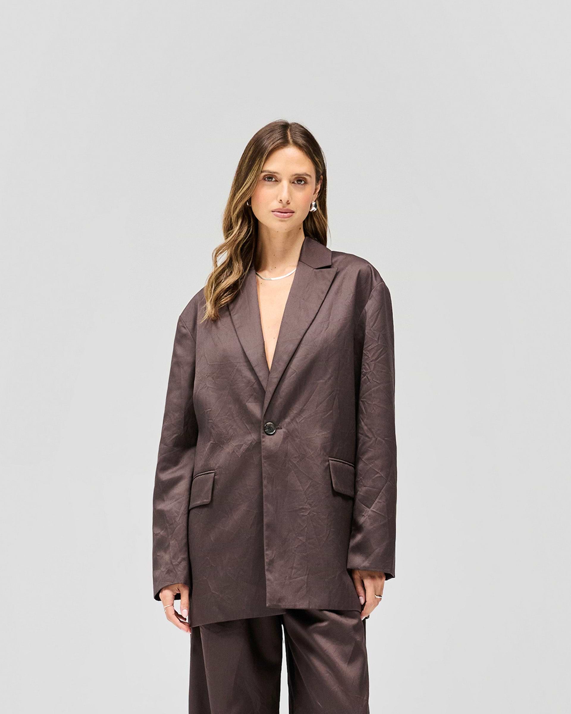 Crimp Jacket - Black Coffee