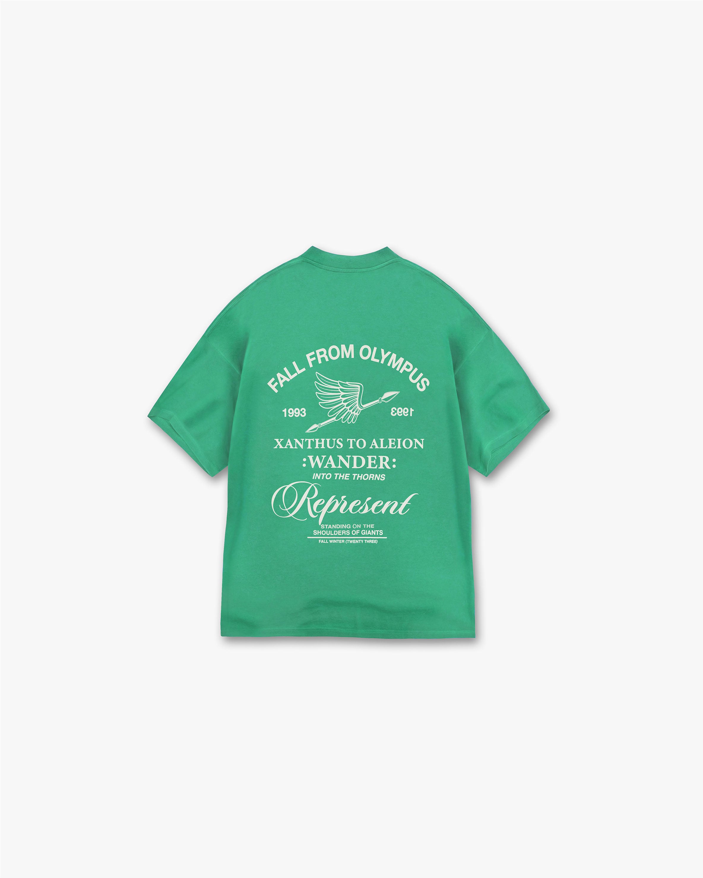 T-Shirt Automne De L'Olympe - Vert Île