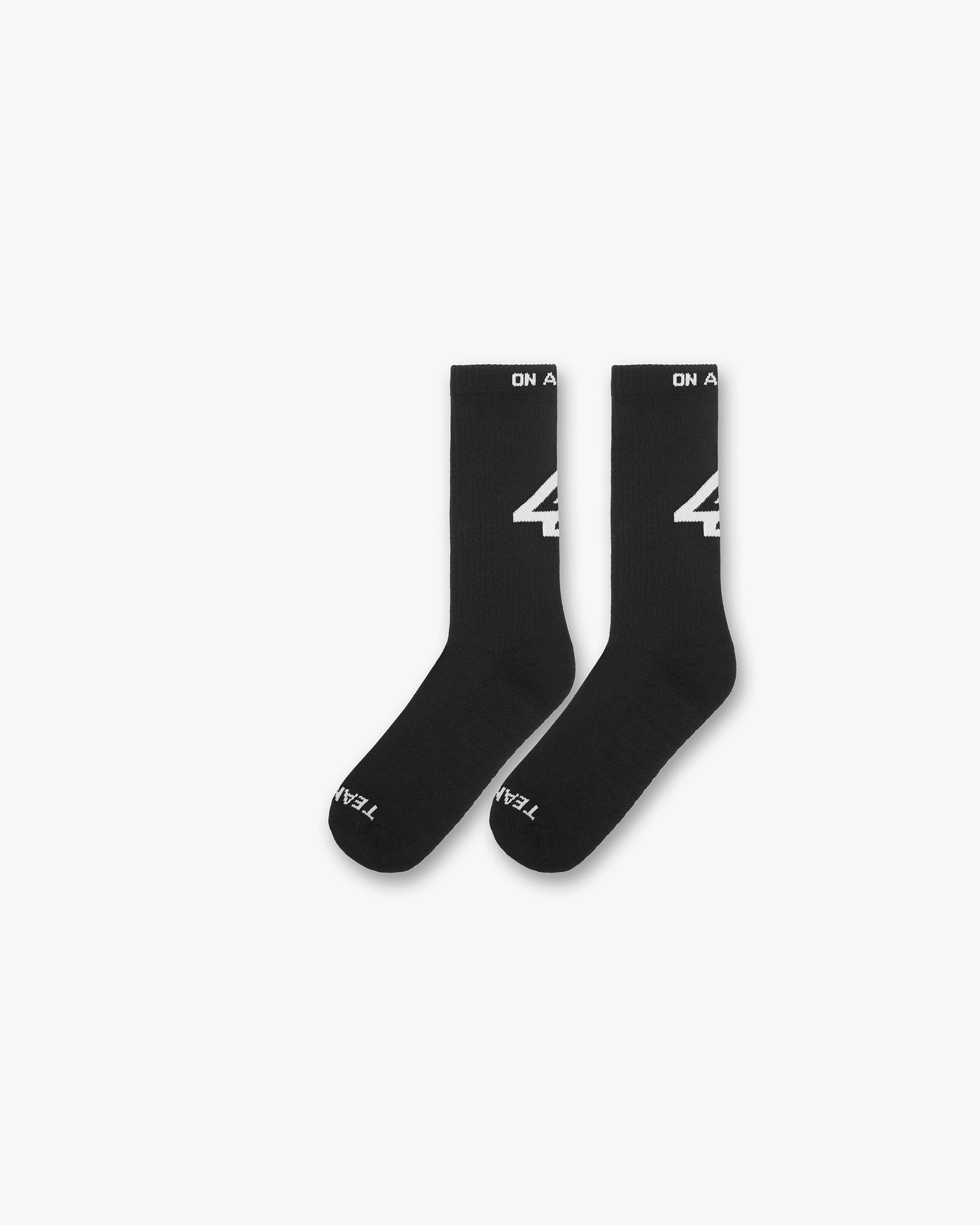 247 Logo Socks - Schwarz