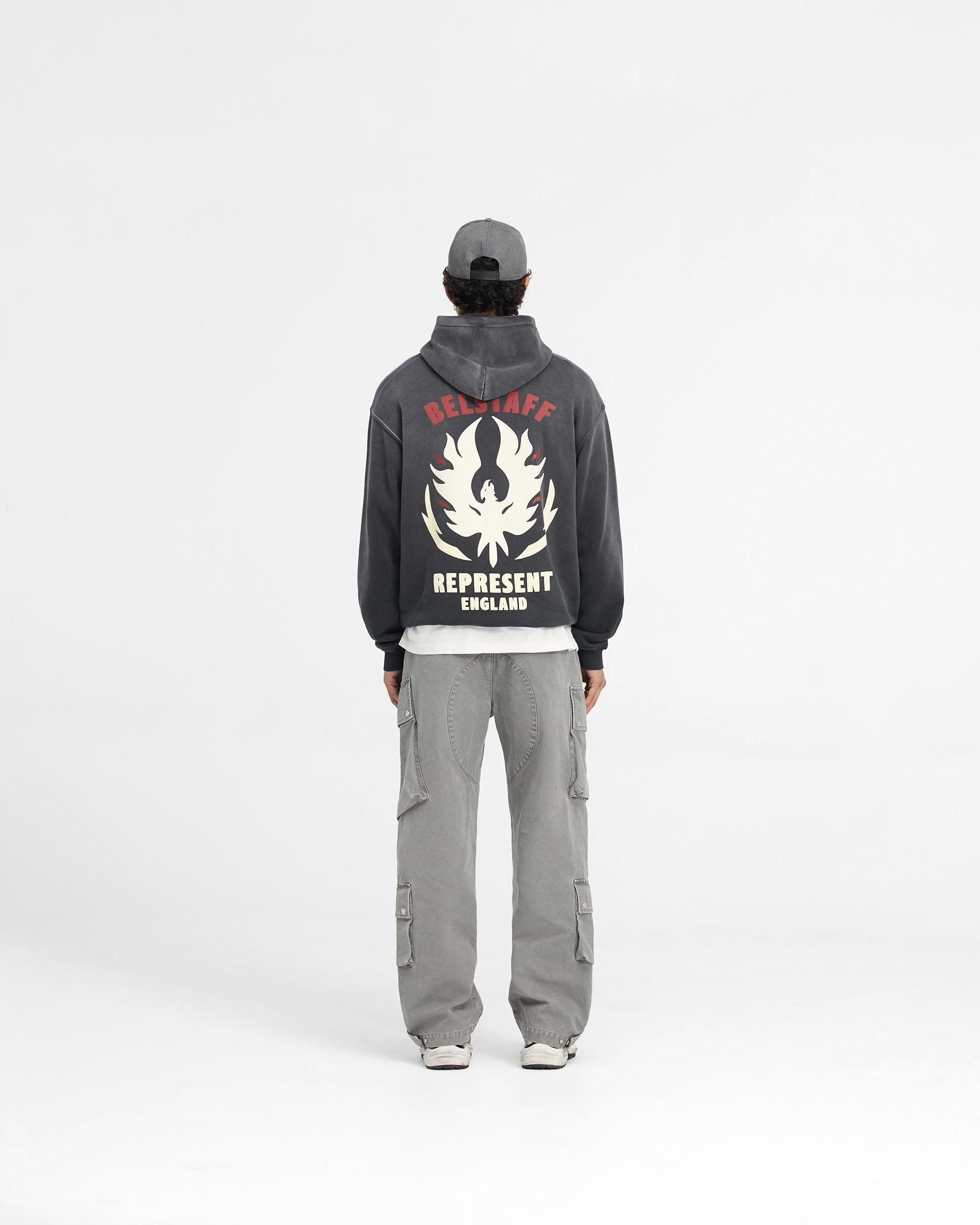 Represent X Belstaff Flame Phoenix Hoodie - Ombre.