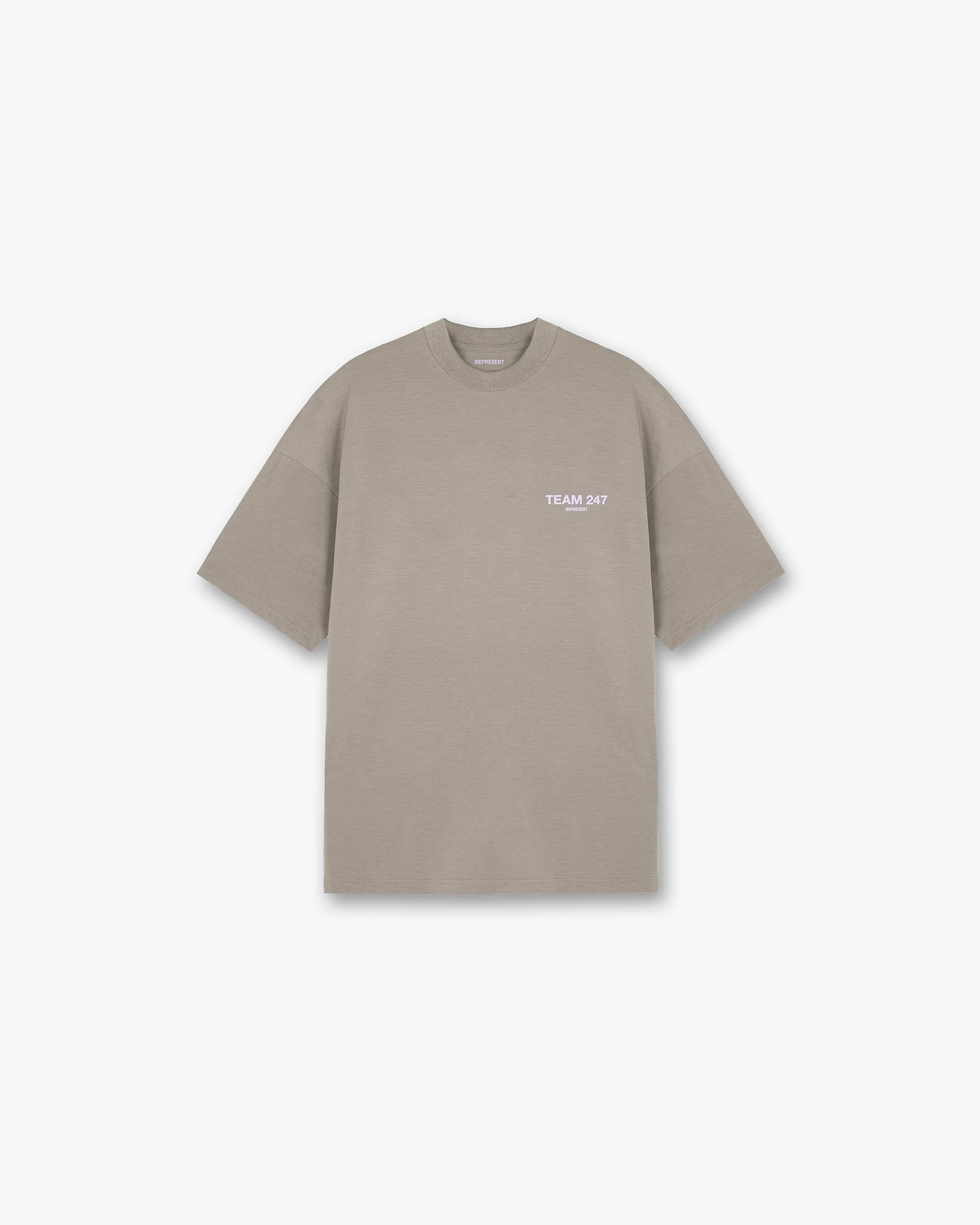 Team 247 Oversized T-Shirt - Khaki Lila