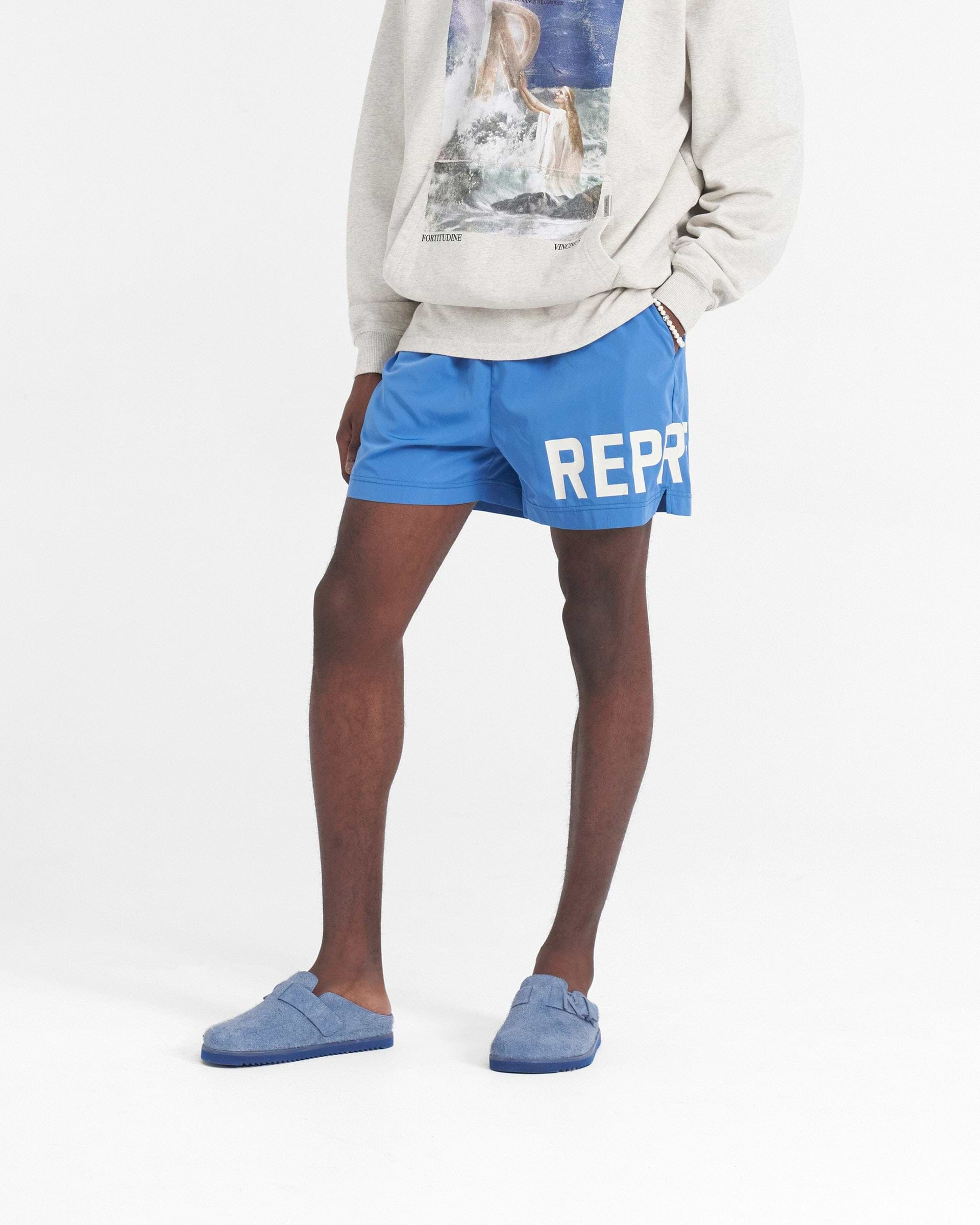 Short de Bain Represent - Bleu Ciel