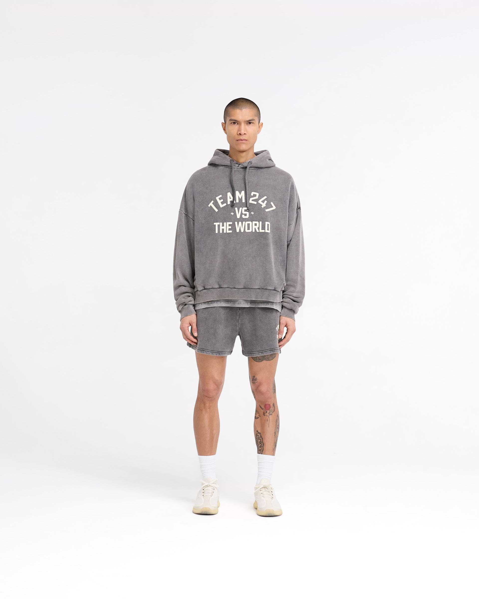 247 Vs The World Boxy Hoodie - Zinn