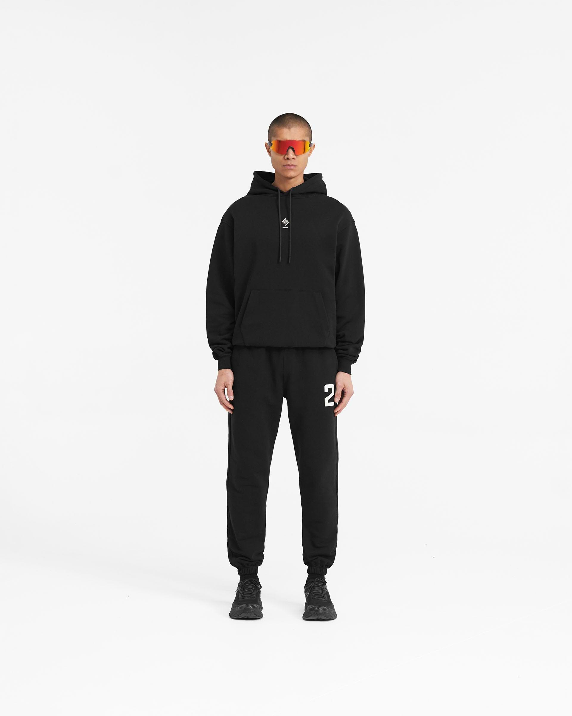 247 Oversized Hoodie - Jet Black