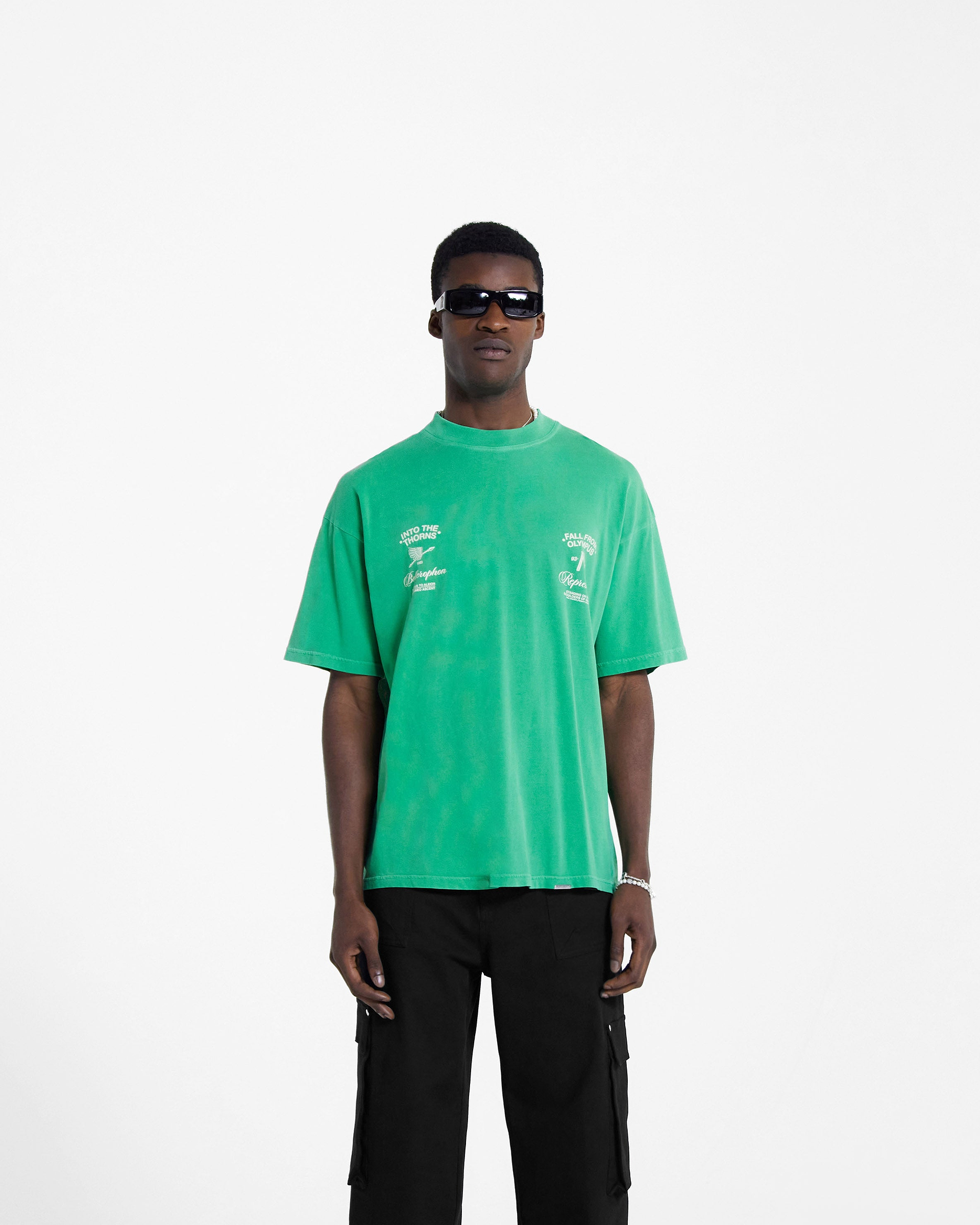 Fall From Olympus T-Shirt - Island Green