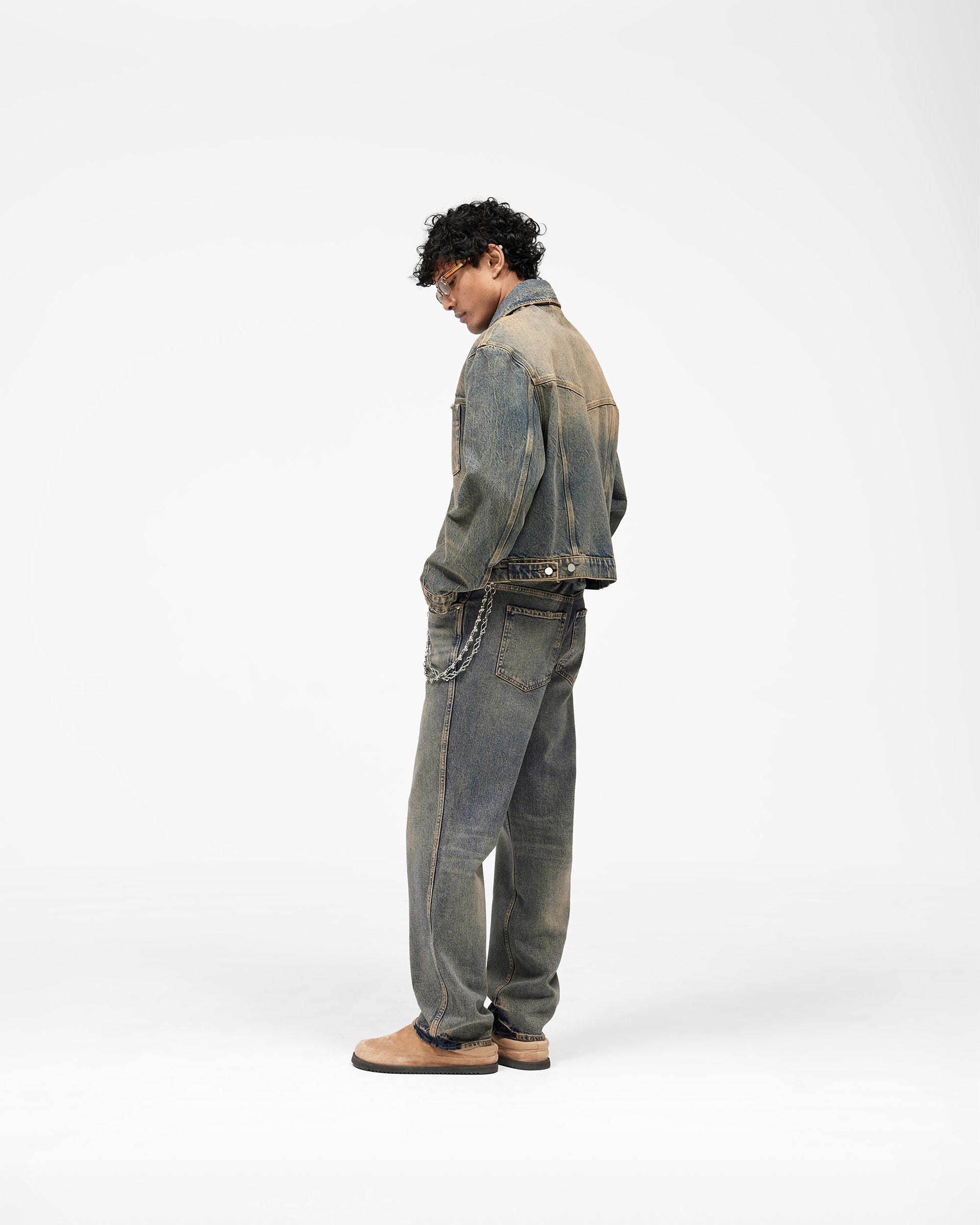 R3 Baggy Denim - Blue Cream