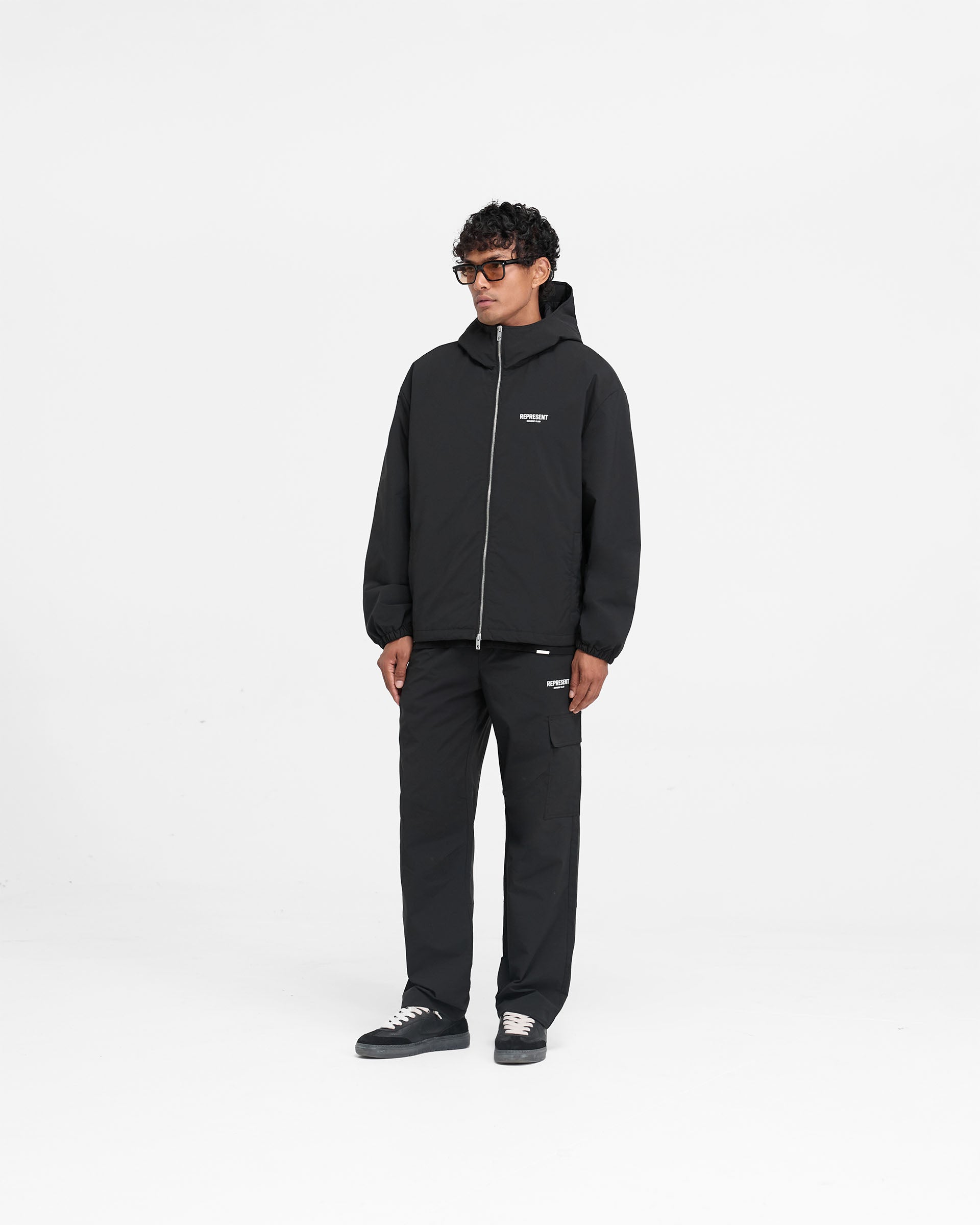 Represent Owners Club Hooded Coach Jacket - Noir