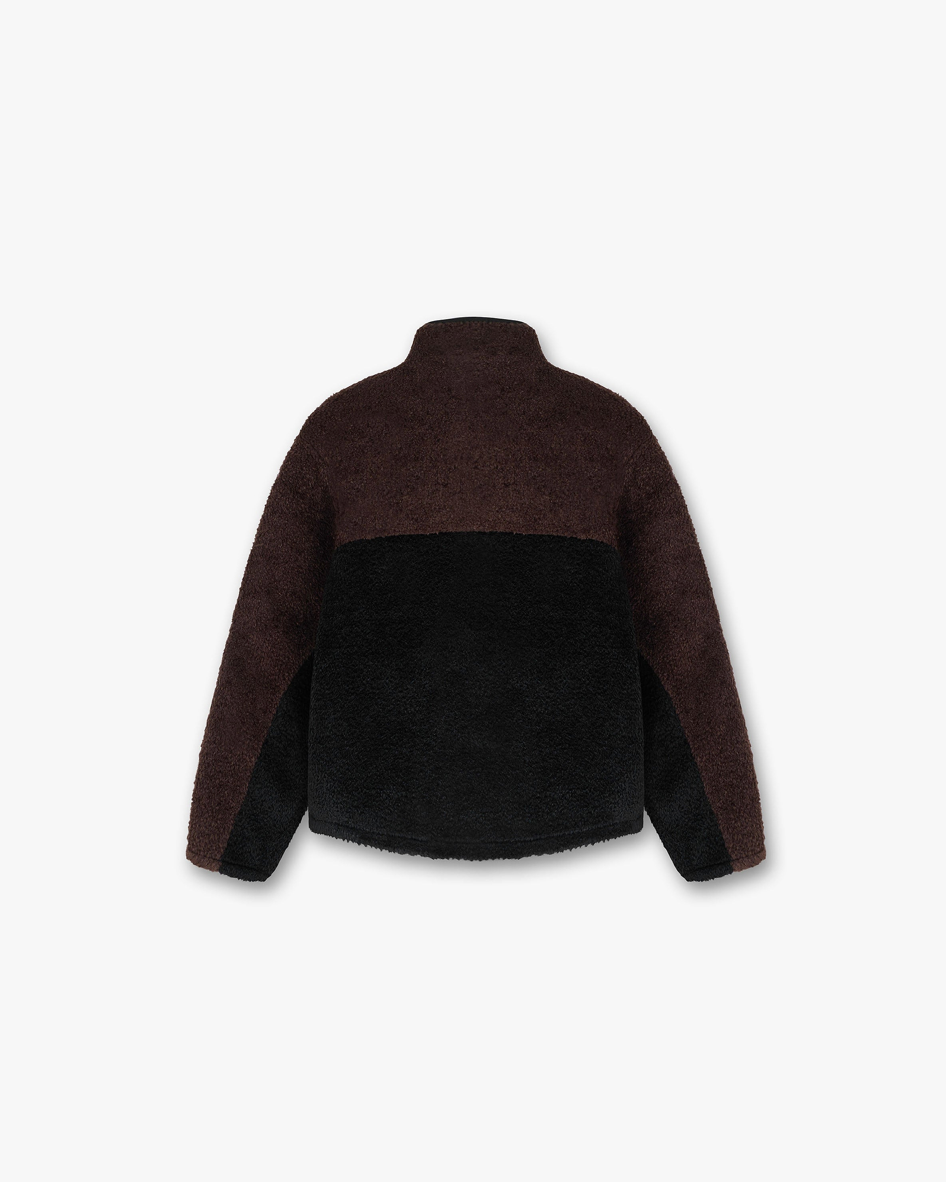 Split Block Fleece | Black Vintage Brown | REPRESENT CLO