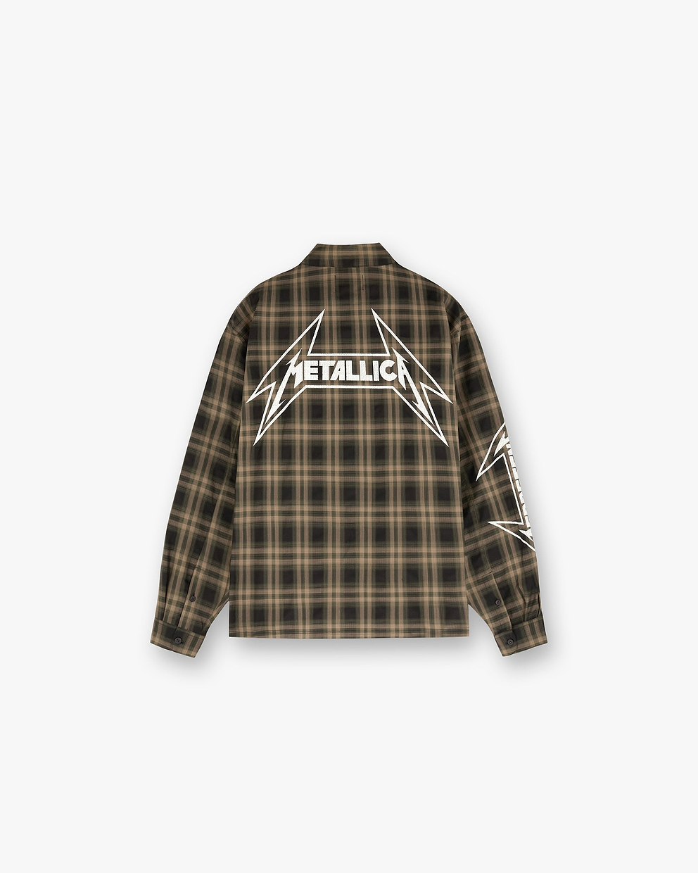 Represent X Metallica‚Ñ¢Ô∏è Flannel Shirt - TABAK