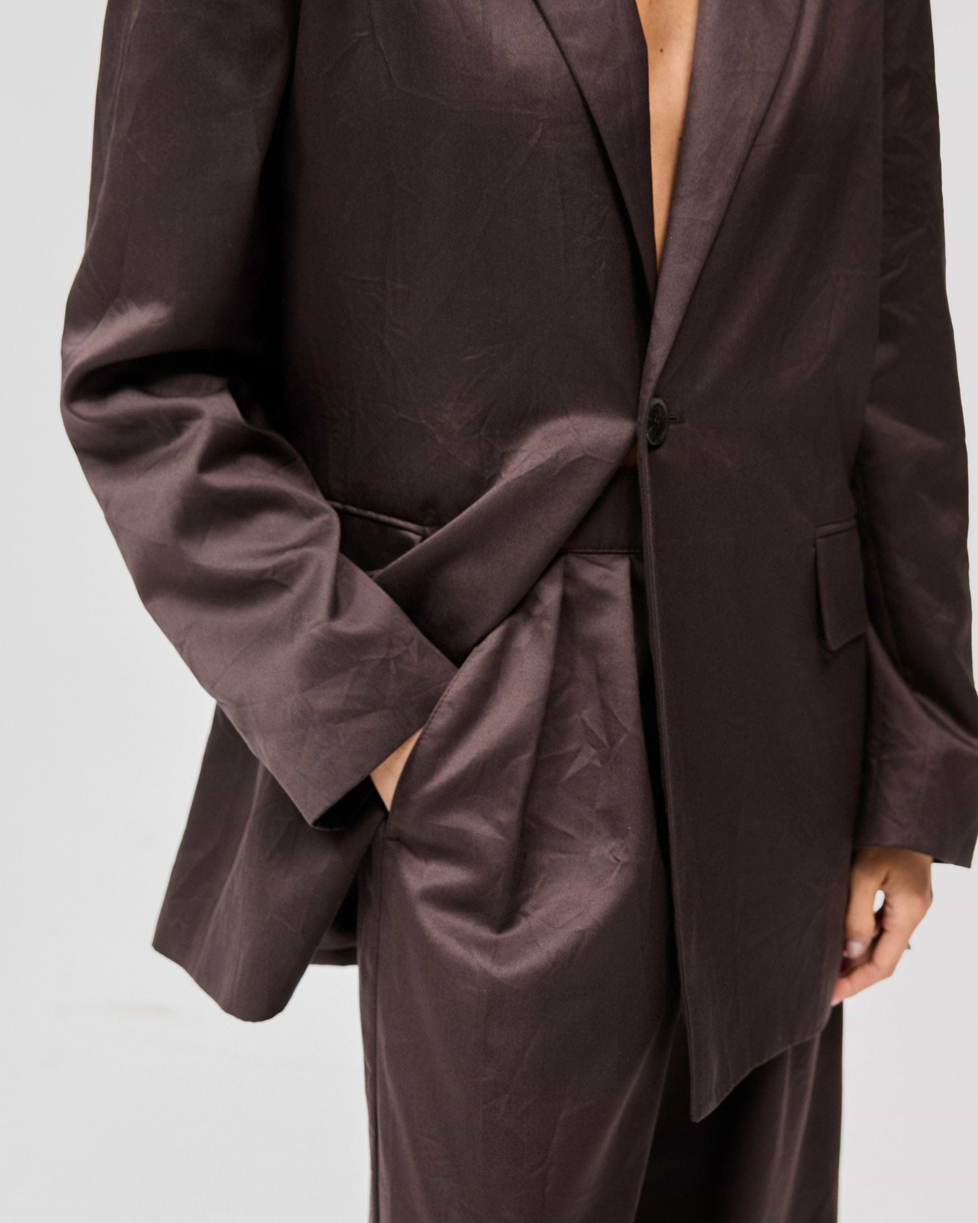Crimp Jacket - Black Coffee