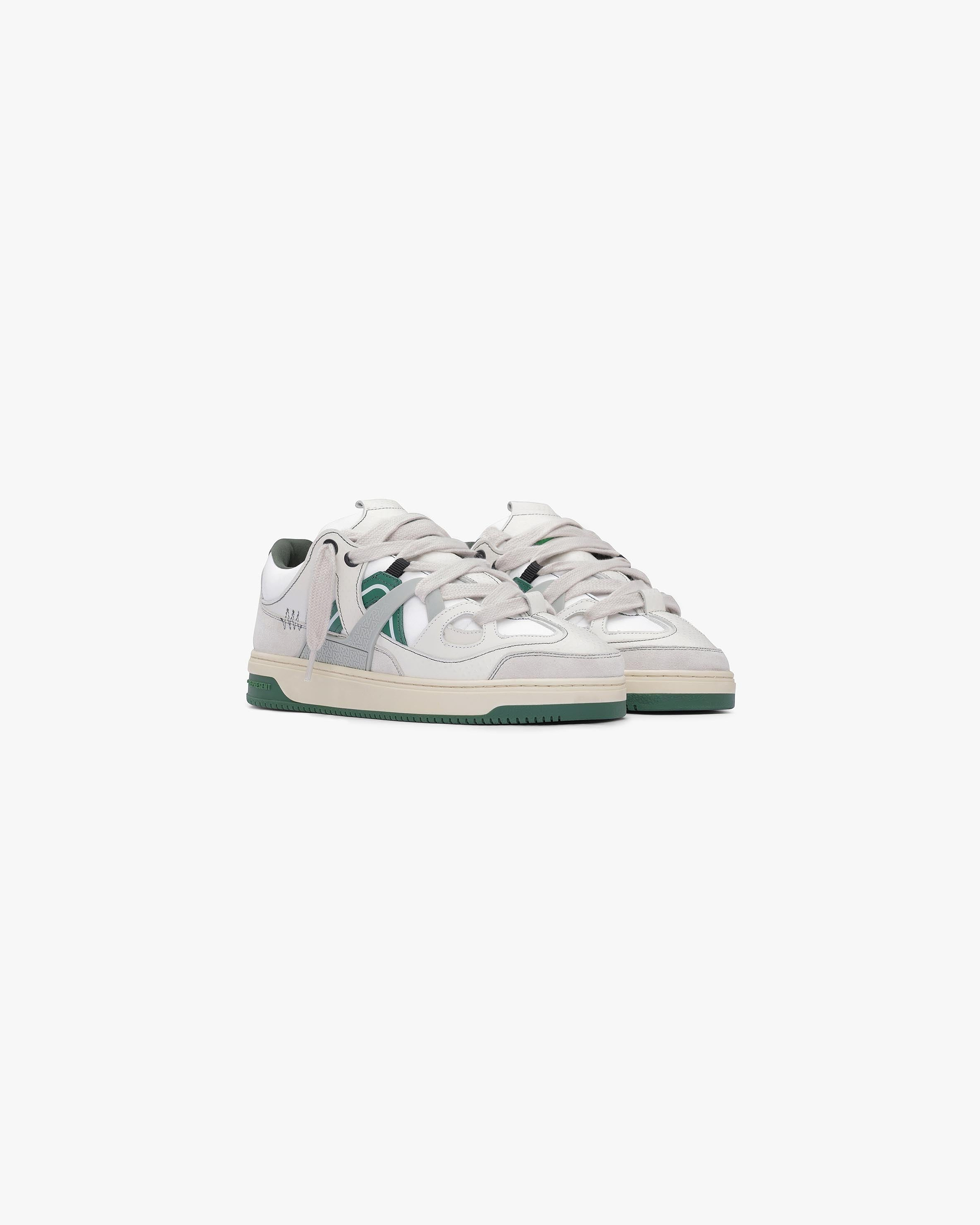 Represent x StockX Bully Sneaker | Grey Iron Island Green Footwear Exclusive | Represent Clo