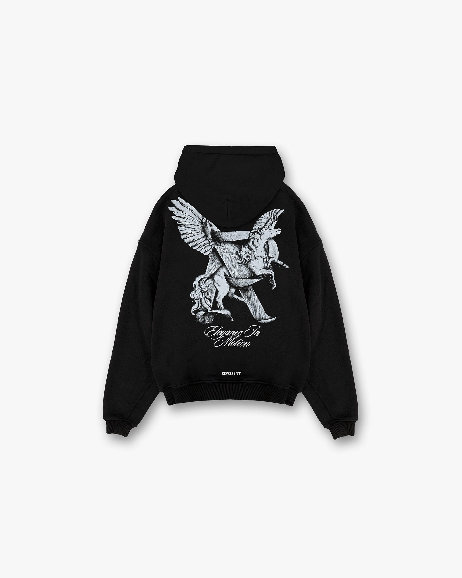 Elegance In Motion Hoodie | Jet Black | REPRESENT