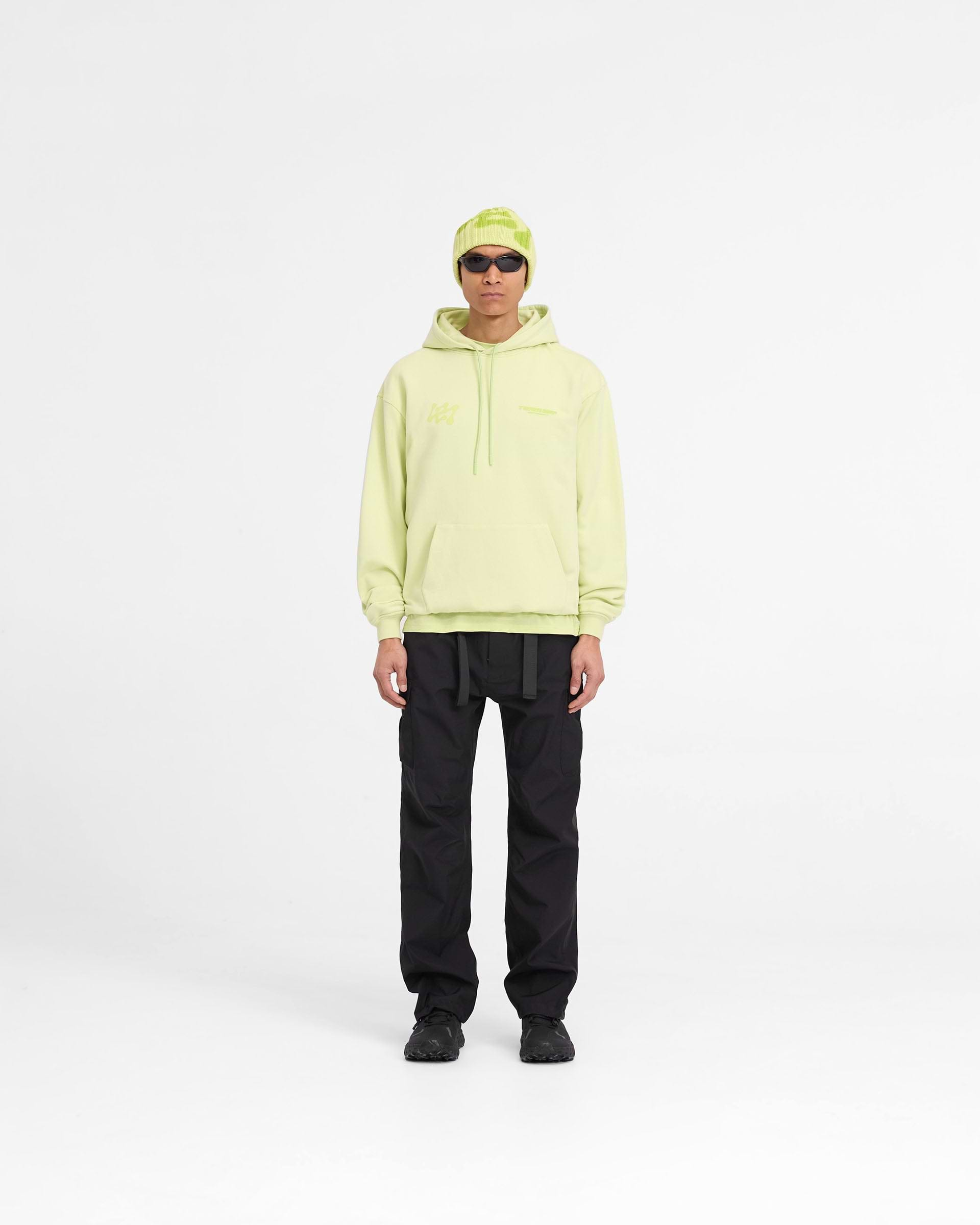 247 Future Terrains Oversized Hoodie - Citron Ombre