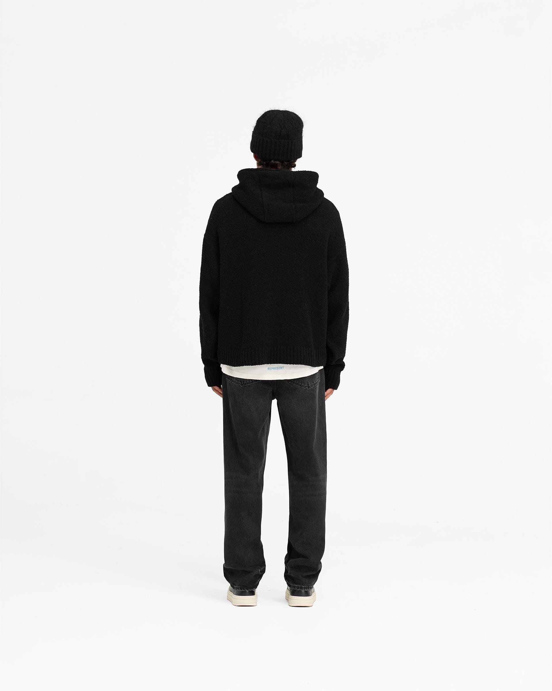 Heavy Boucle Hoodie - Noir Jet