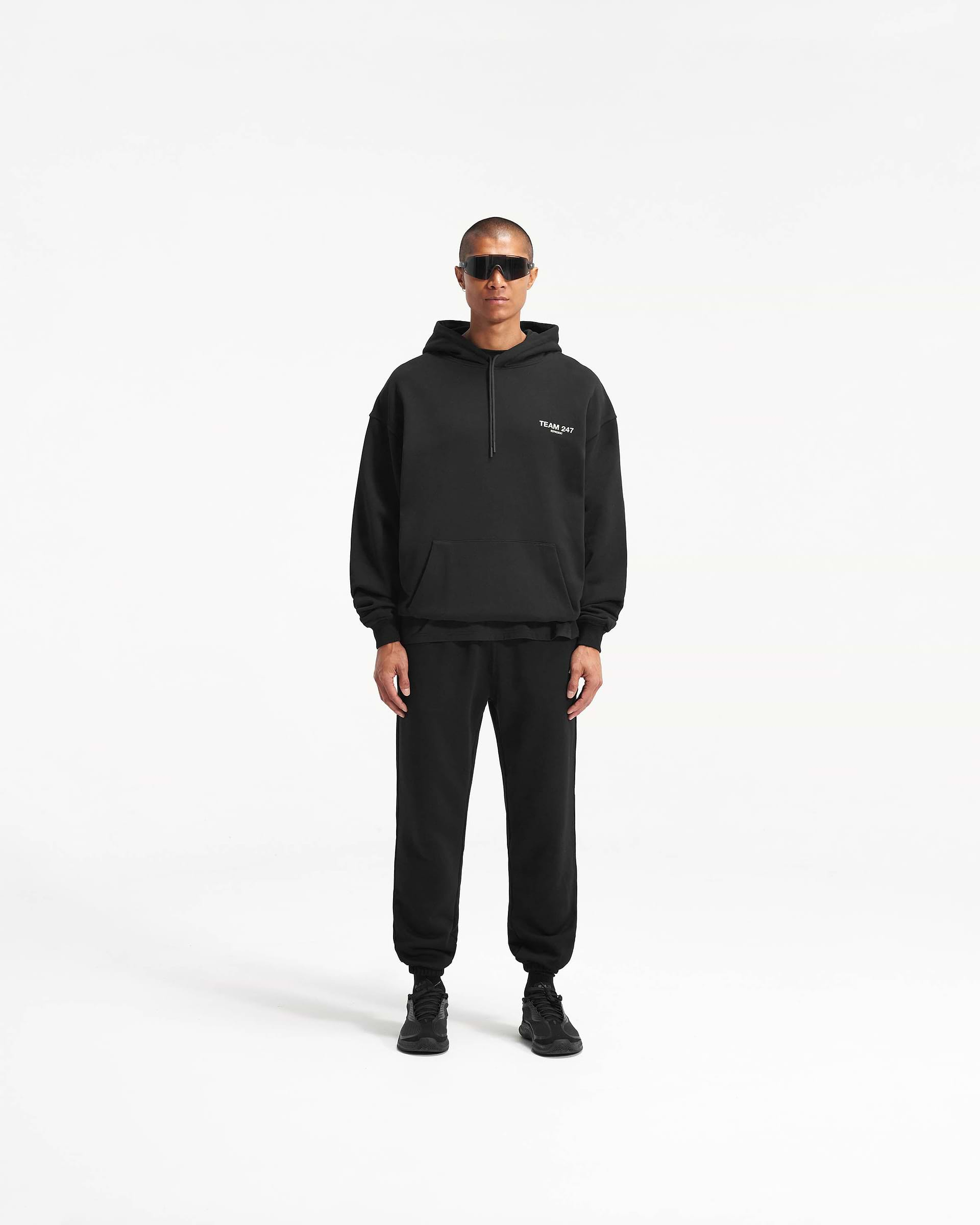 Team 247 Oversized Hoodie - Schwarz