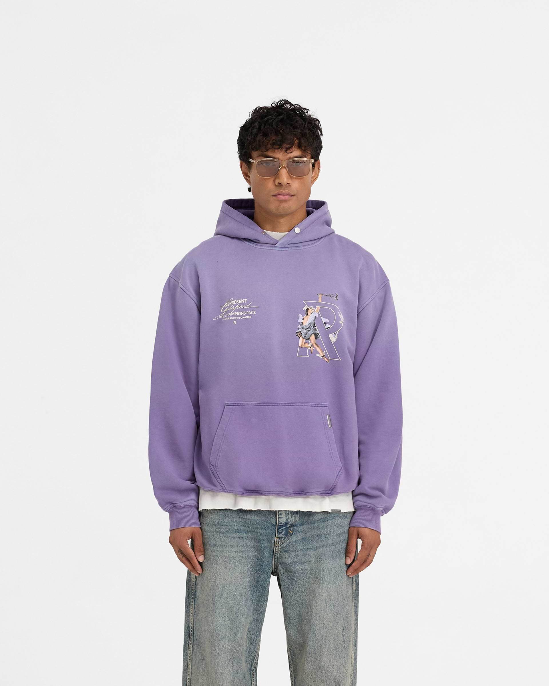 Hermes Hoodie - Violet