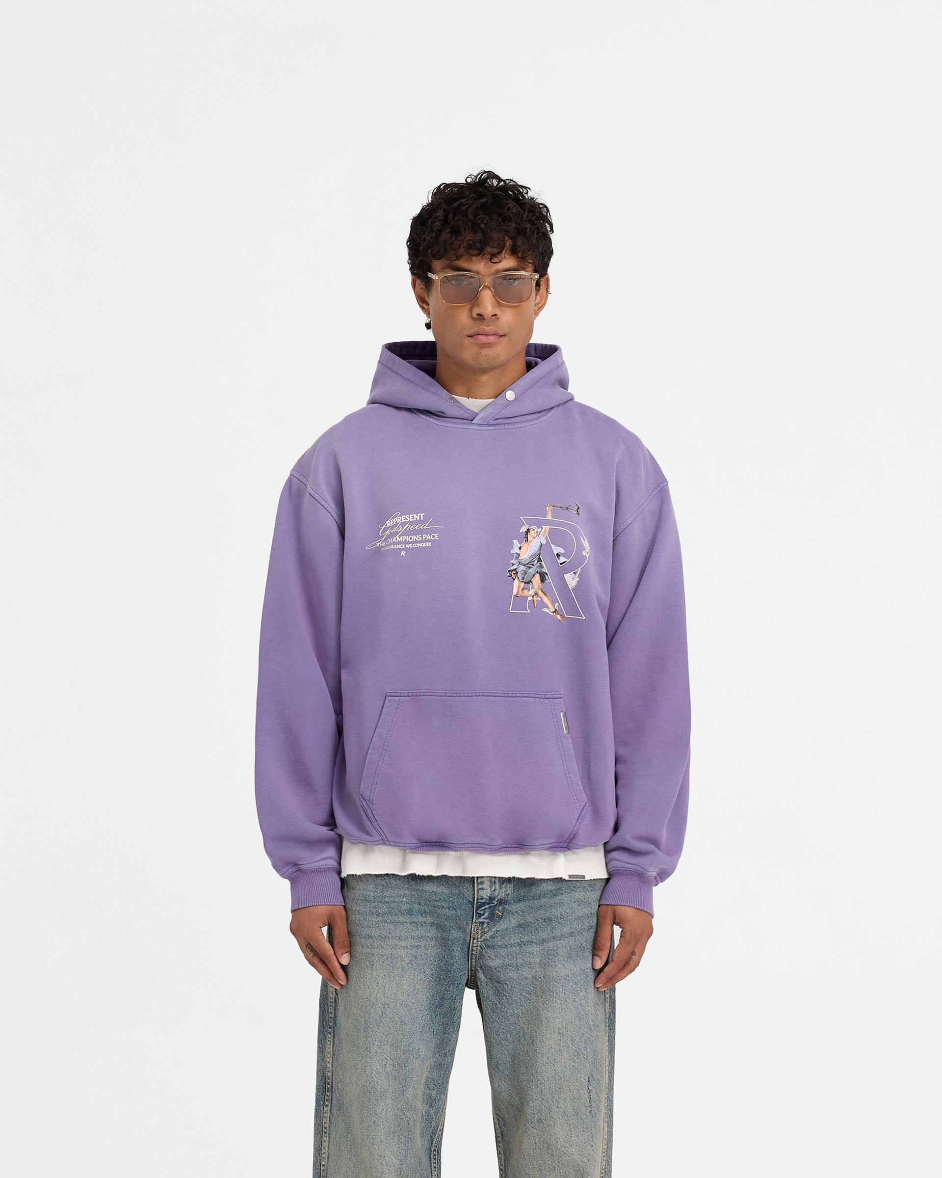 Hermes Hoodie - Lila