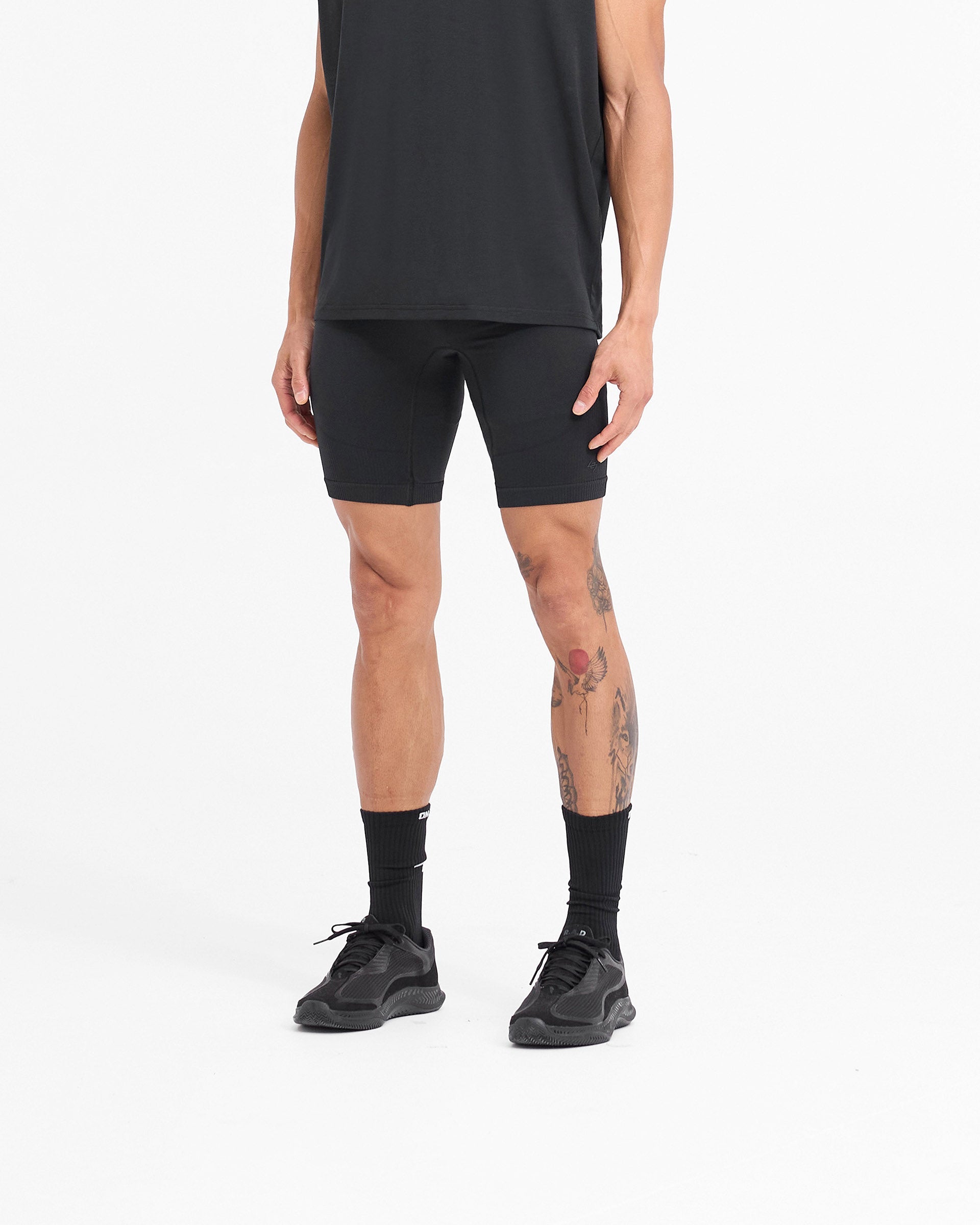 247 DNA Seamless Shorts - Schwarz