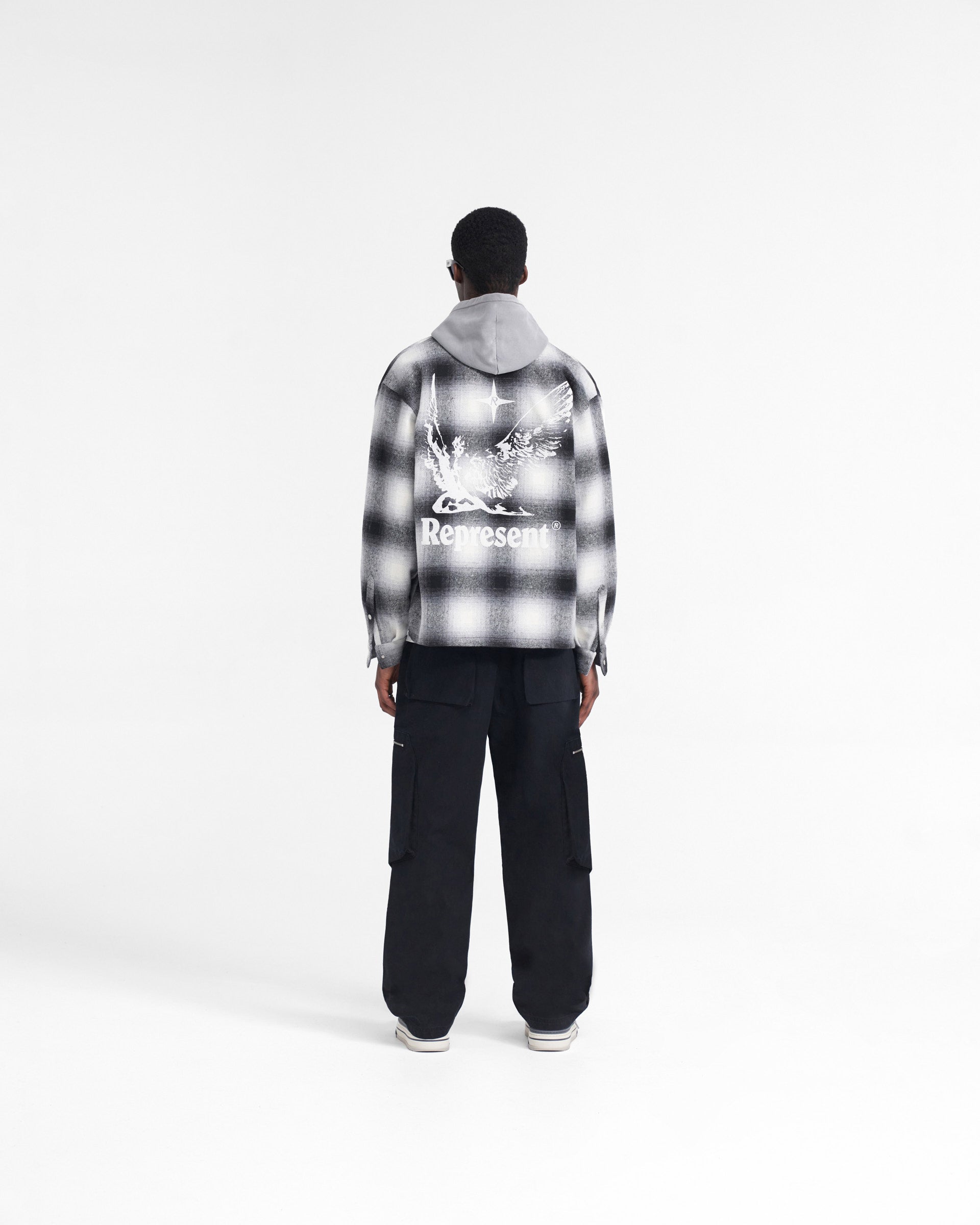 Spirits Of Summer Flannel Shirt - Schwarz Weiss