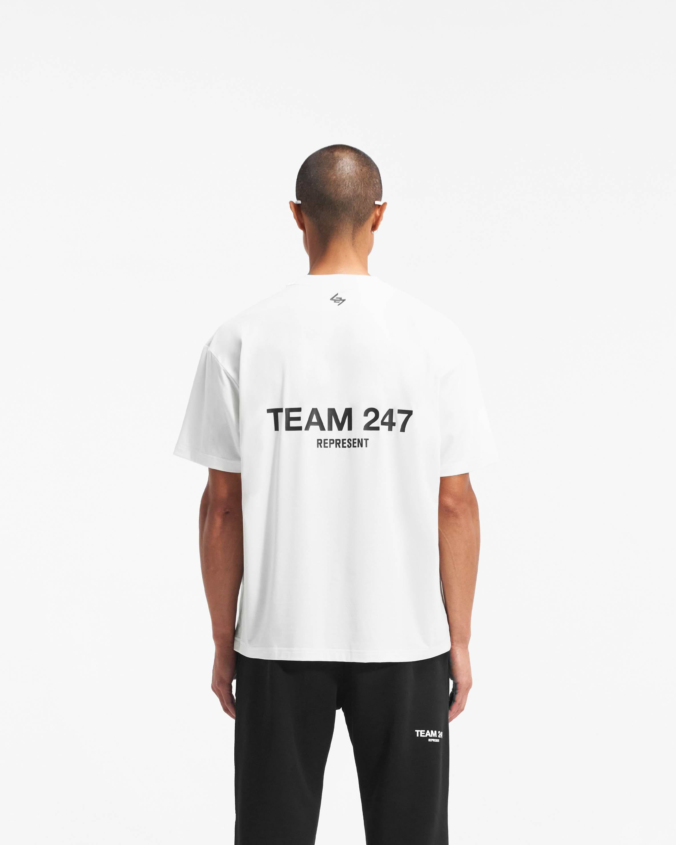 Team 247 Oversized T-Shirt | Flat White | REPRESENT CLO