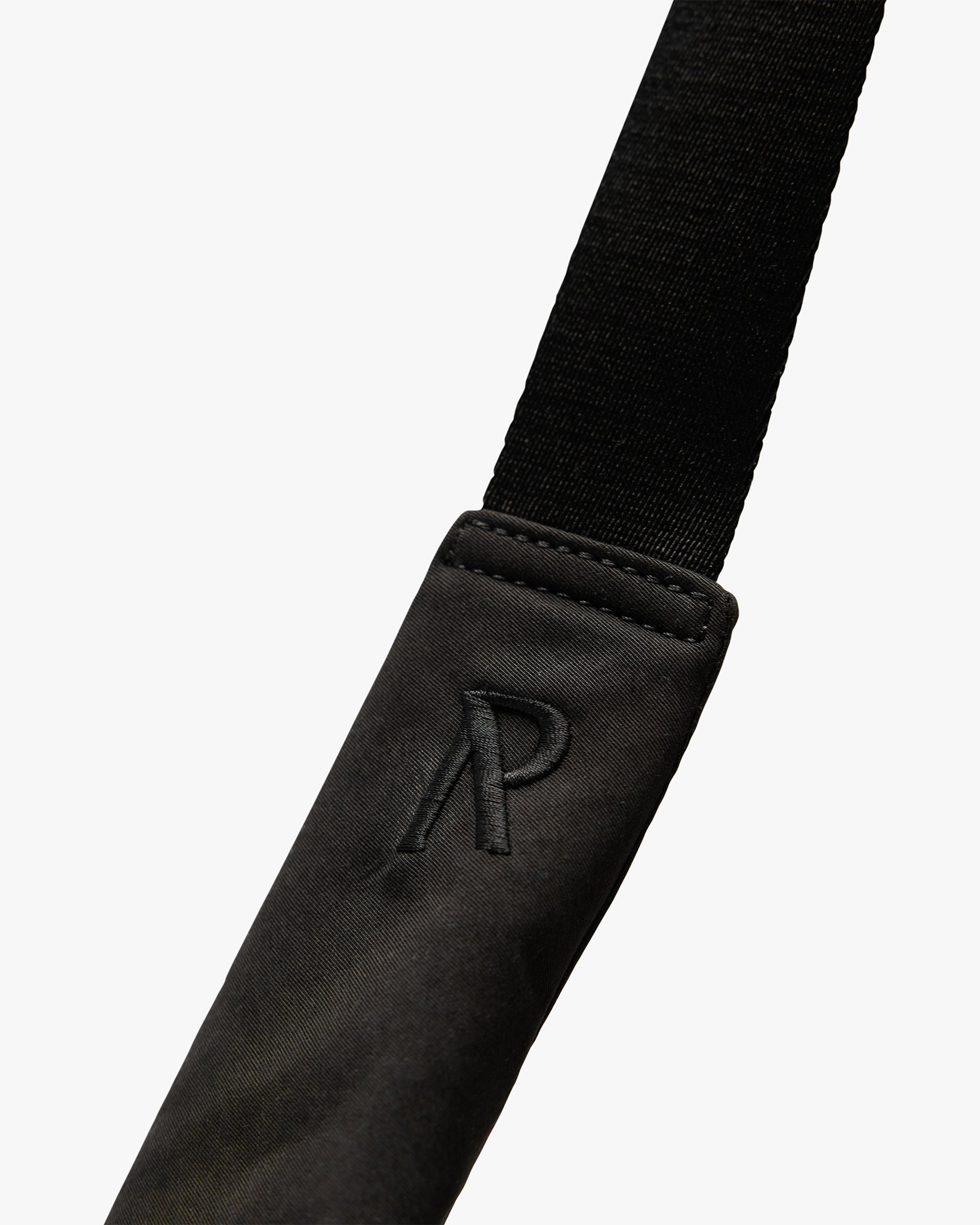 Initial Crossbody Bag - Jet Black