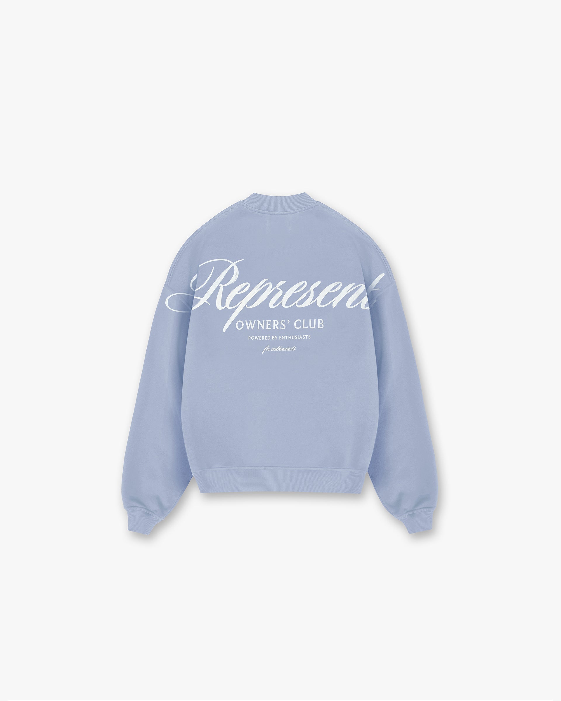 Represent Owners Club Script Sweater - Dusty Blue