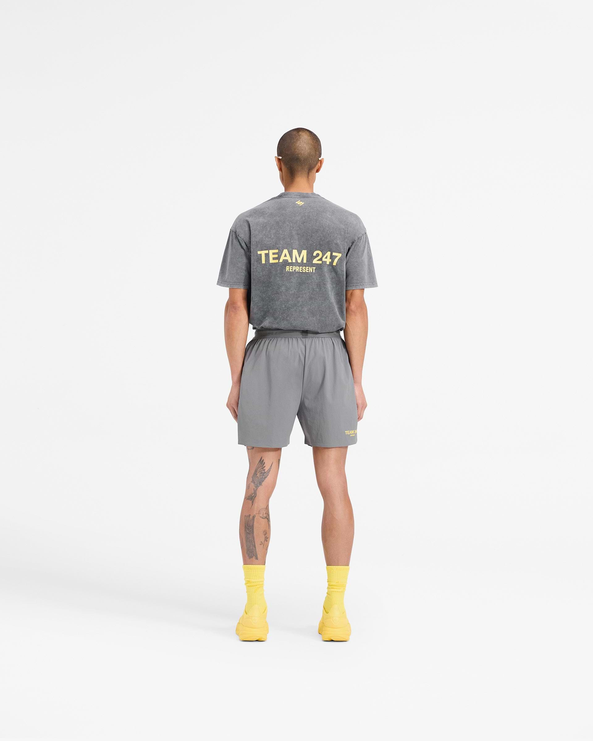 Team 247 Fused Shorts - Pewter Lemon