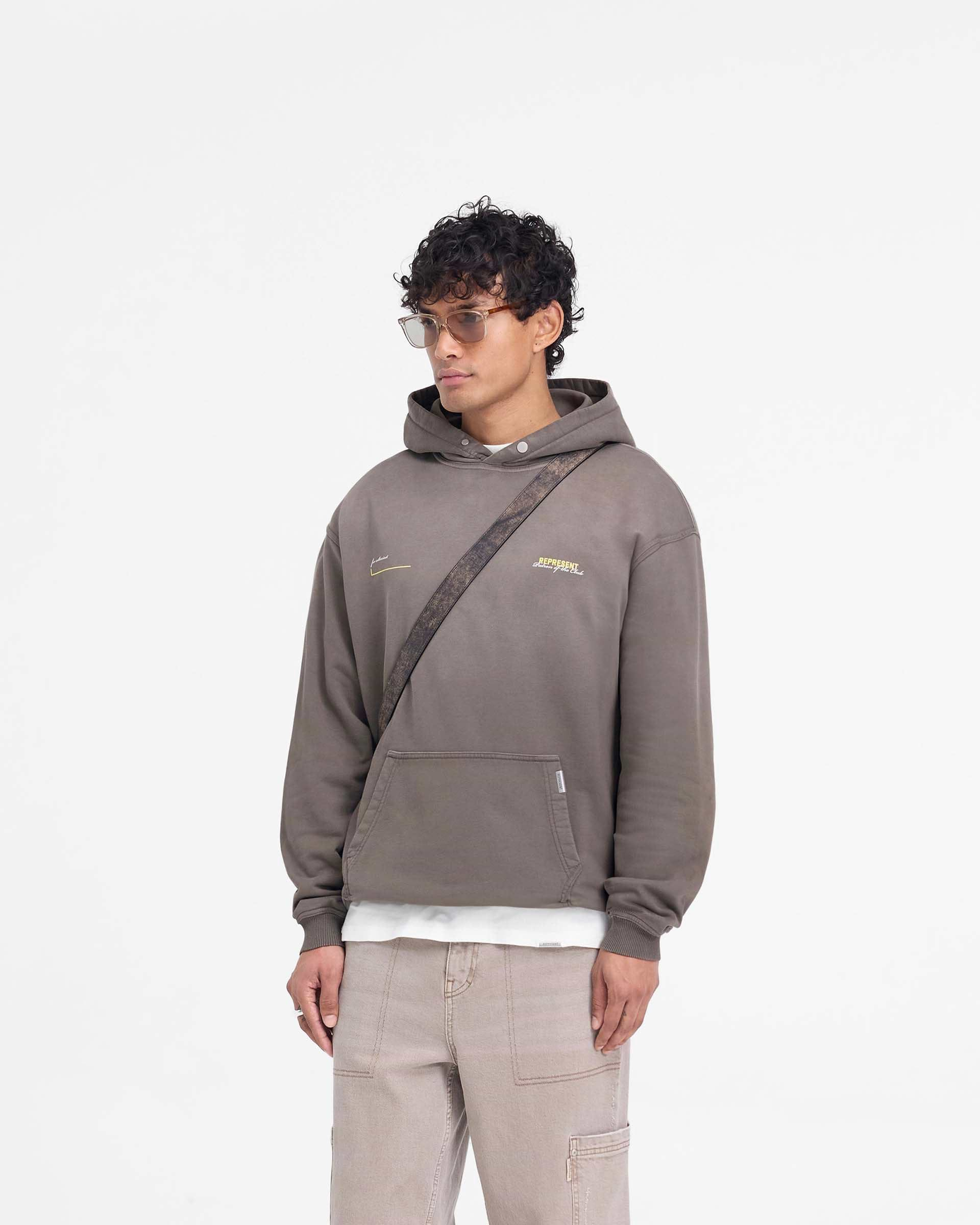 Patron Of The Club Hoodie - Washed Olive