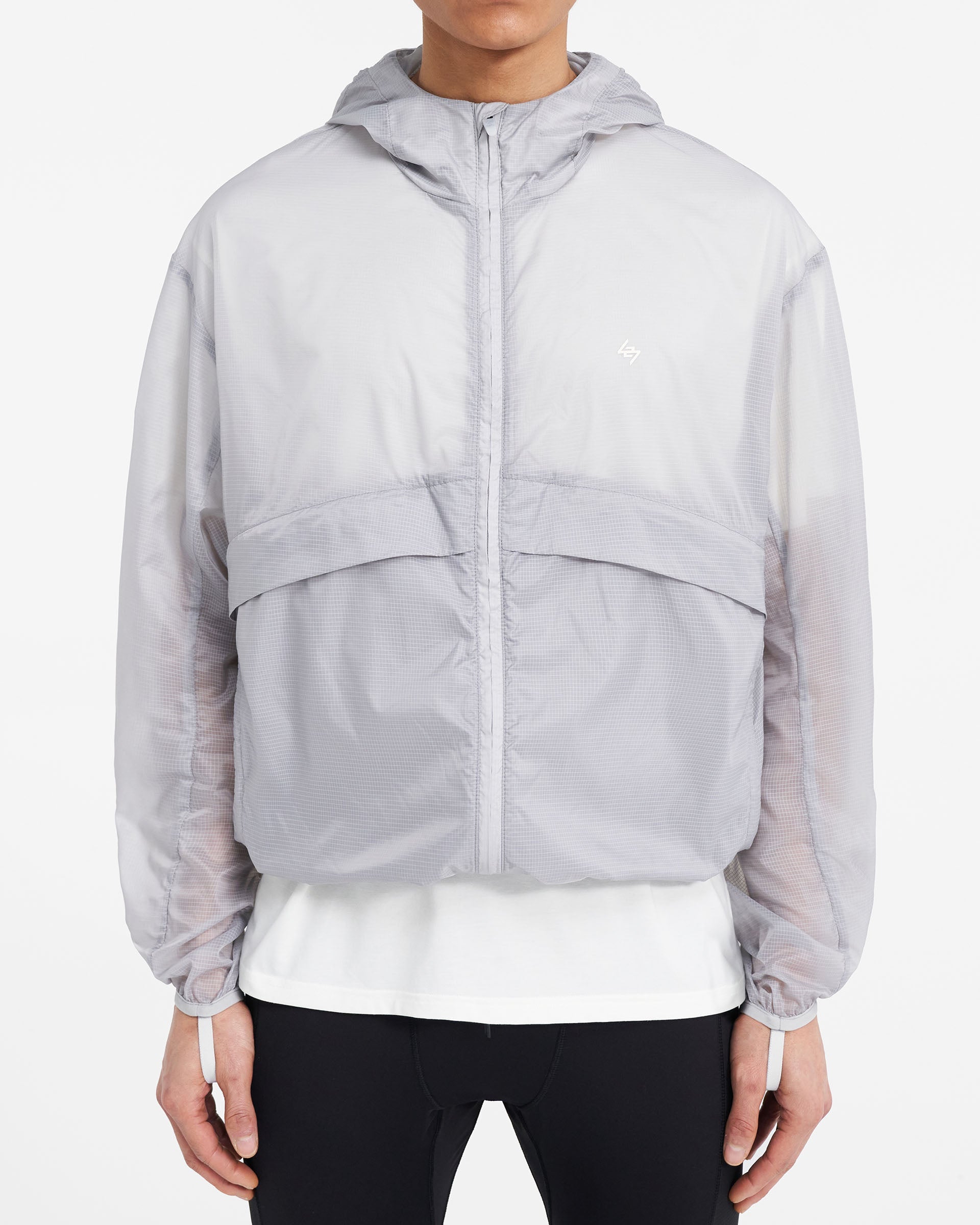 Translucent Hooded Training Jacket | 247 | REPRESENT CLO