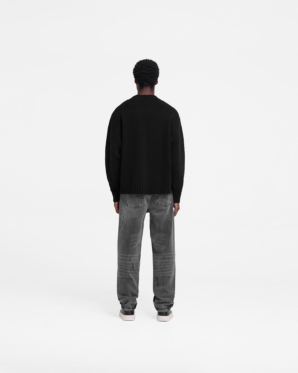 Rep Knit Jumper - Schwarz