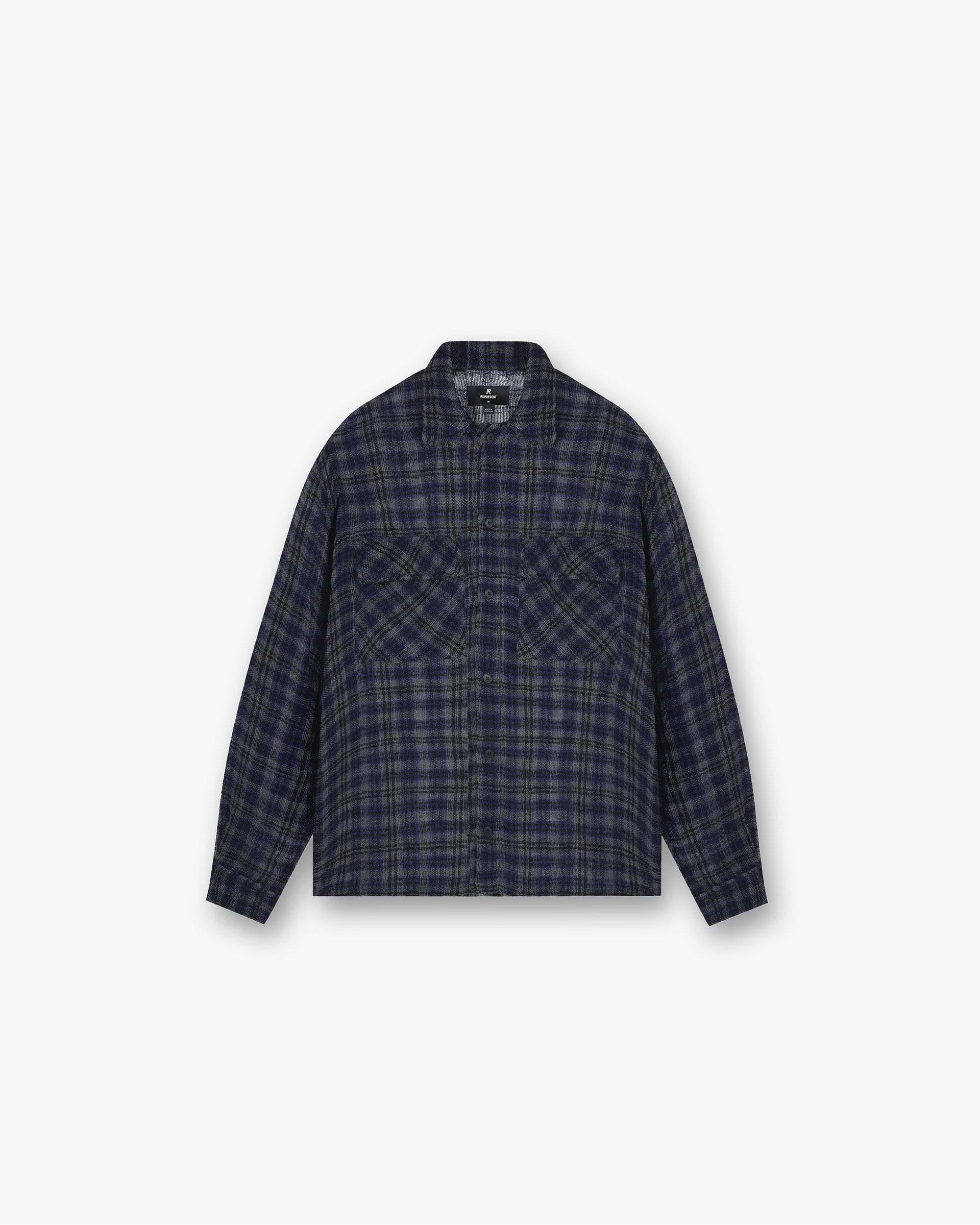 Check Flannel Shirt - Carreau bleu