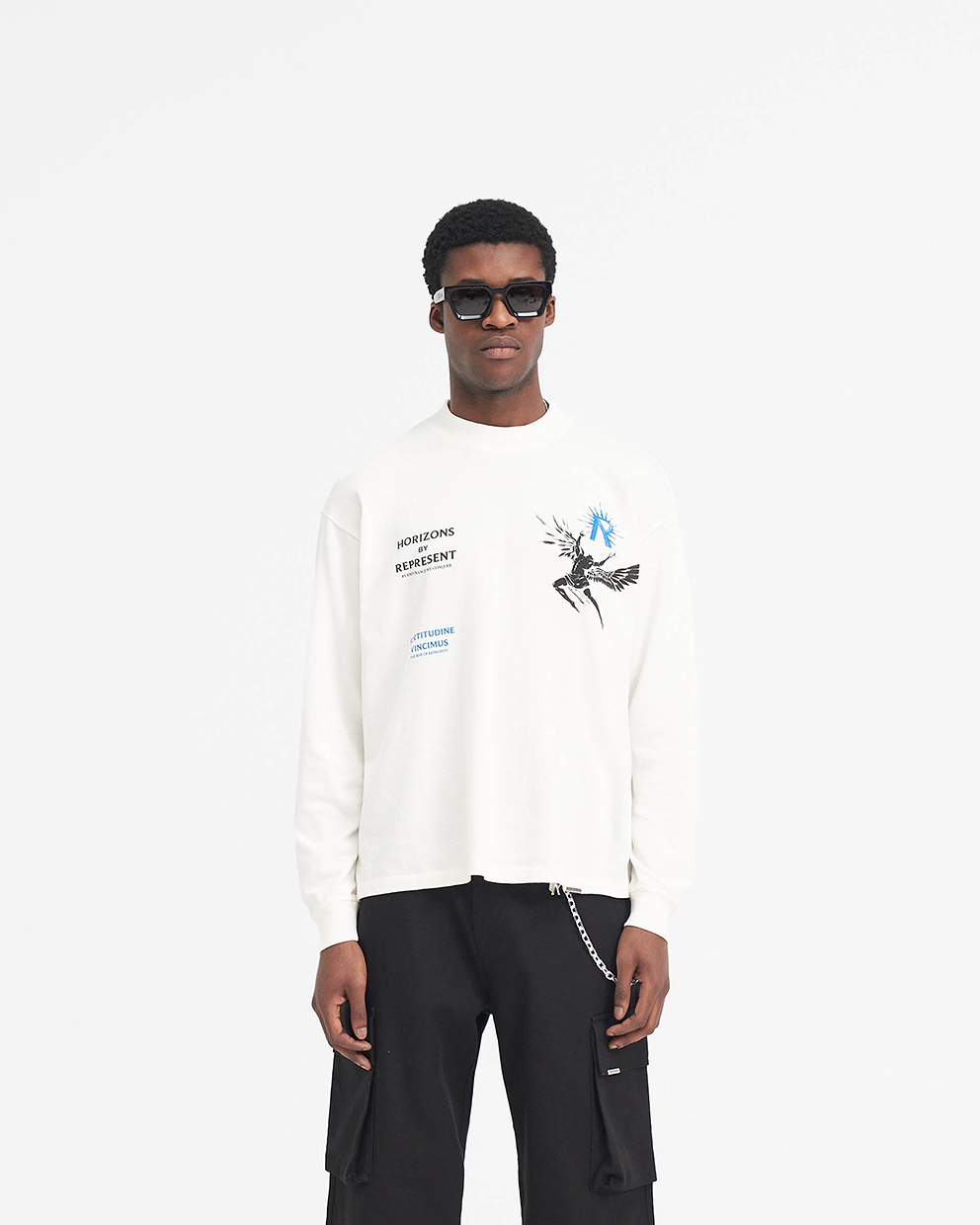 Icarus Long Sleeve T-Shirt - CREMEWEISS