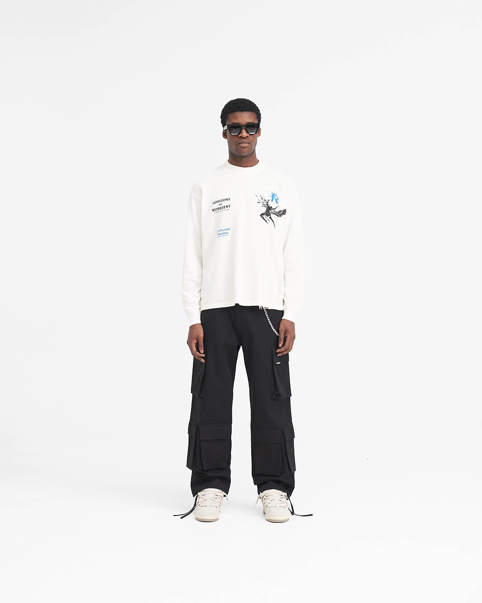 Icarus Long Sleeve T-Shirt - CREMEWEISS