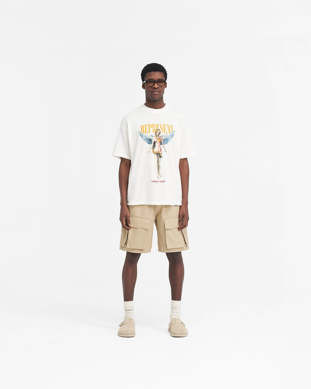 Baggy Cotton Cargo Short - SANDSTEIN