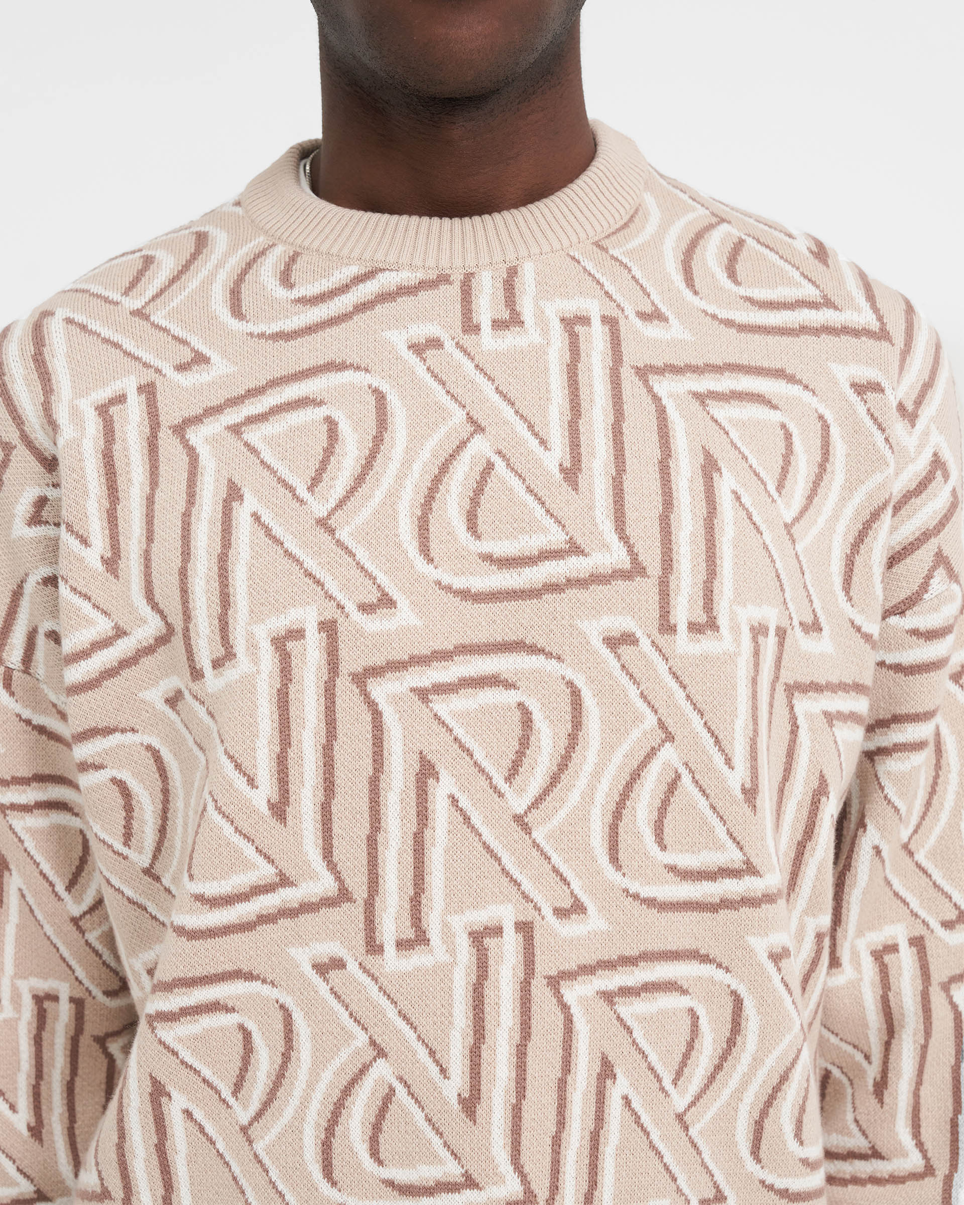 Monogram Knit Sweater - Kaschmir