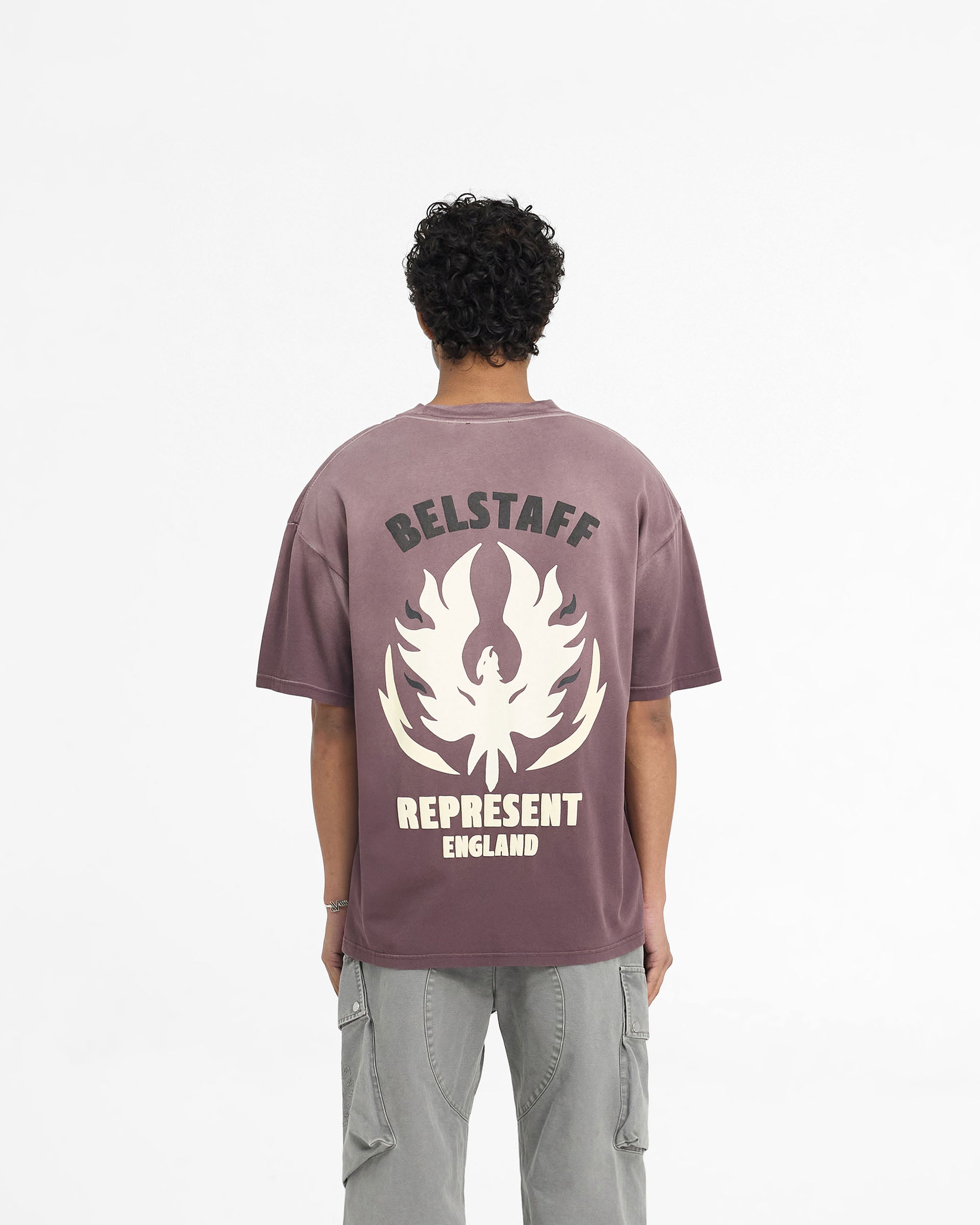 Represent X Belstaff Flame Phoenix T-Shirt - Prune