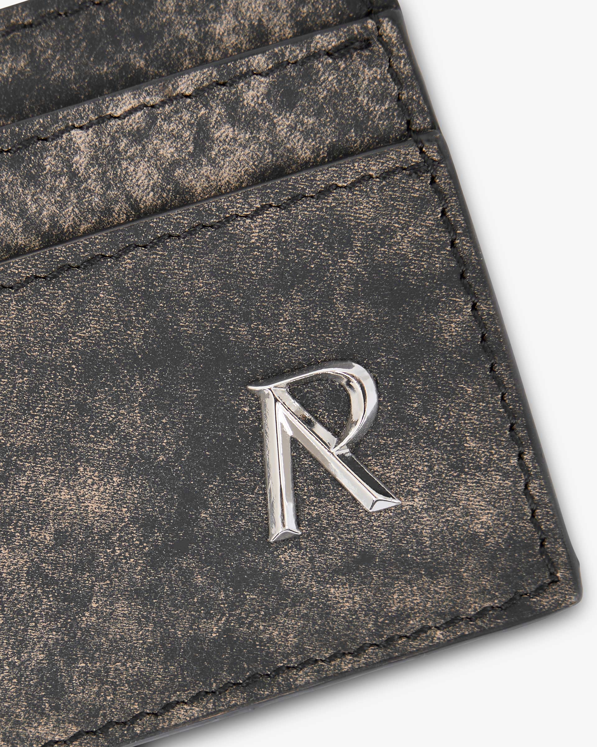 Represent Leather Cardholder - Marron