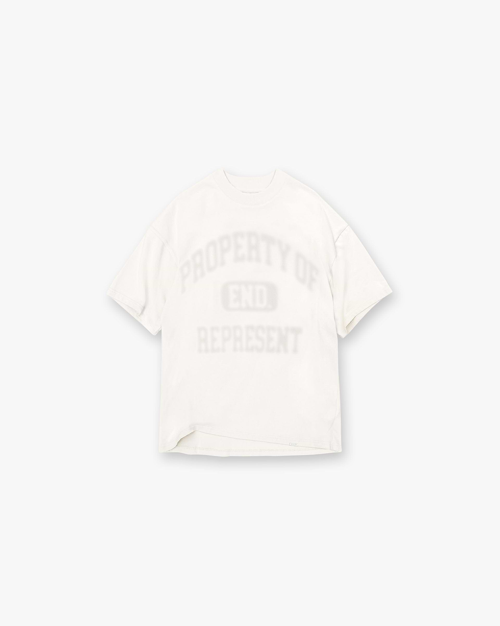 Represent X End Property Of T-Shirt - Blanc Ivoire