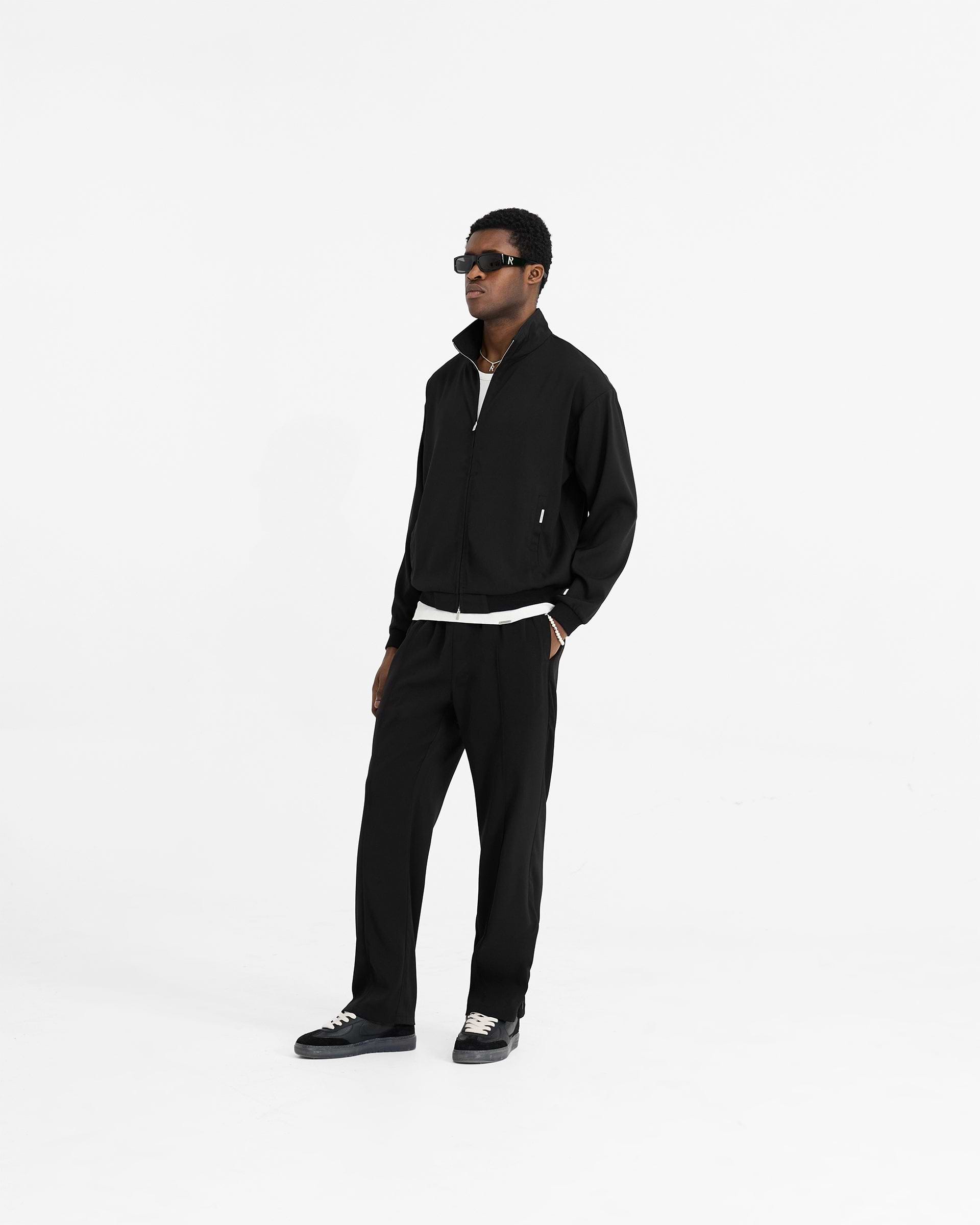 Initial Track Jacket - Black | REPRESENT
