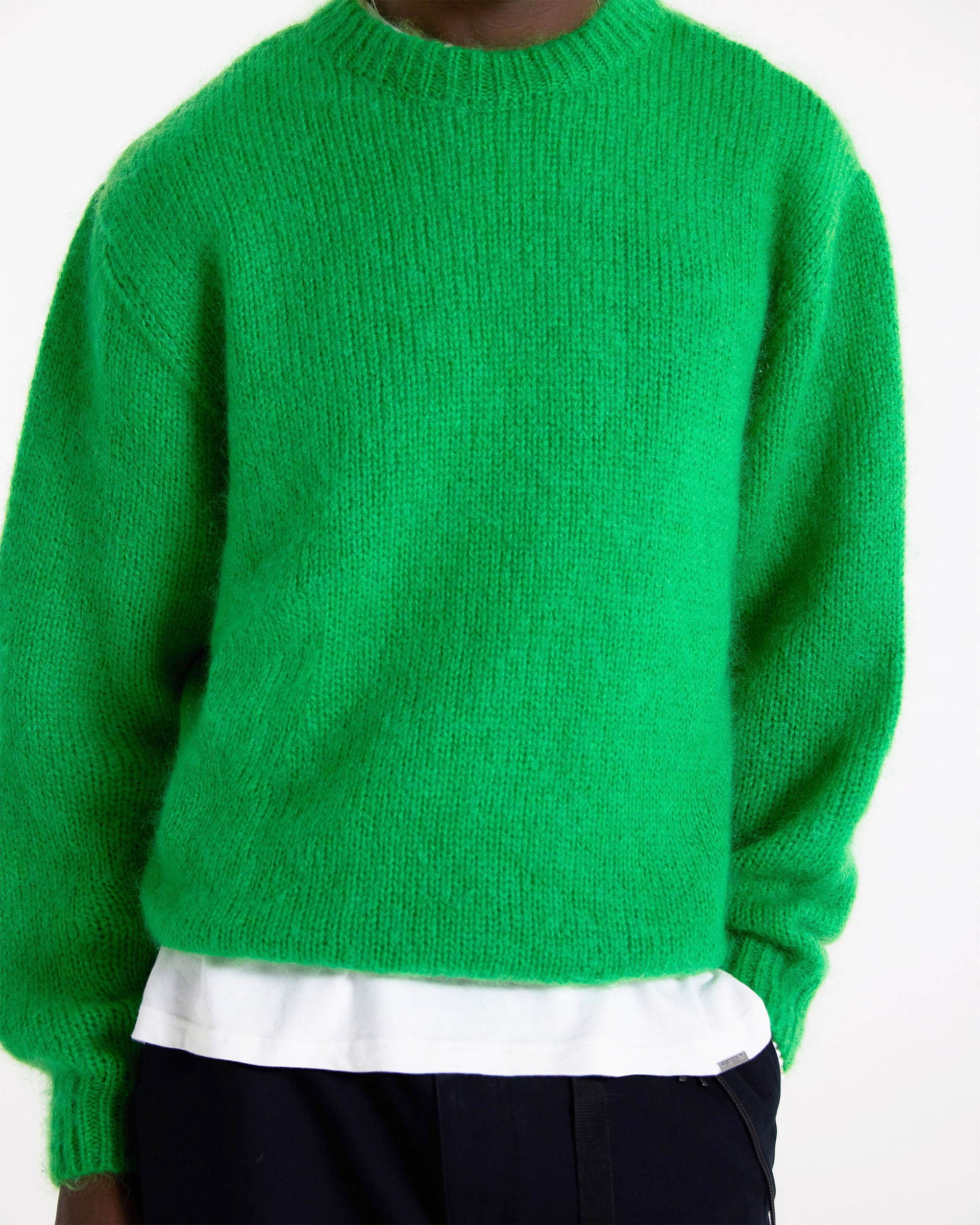 Pull Mohair - Vert Île