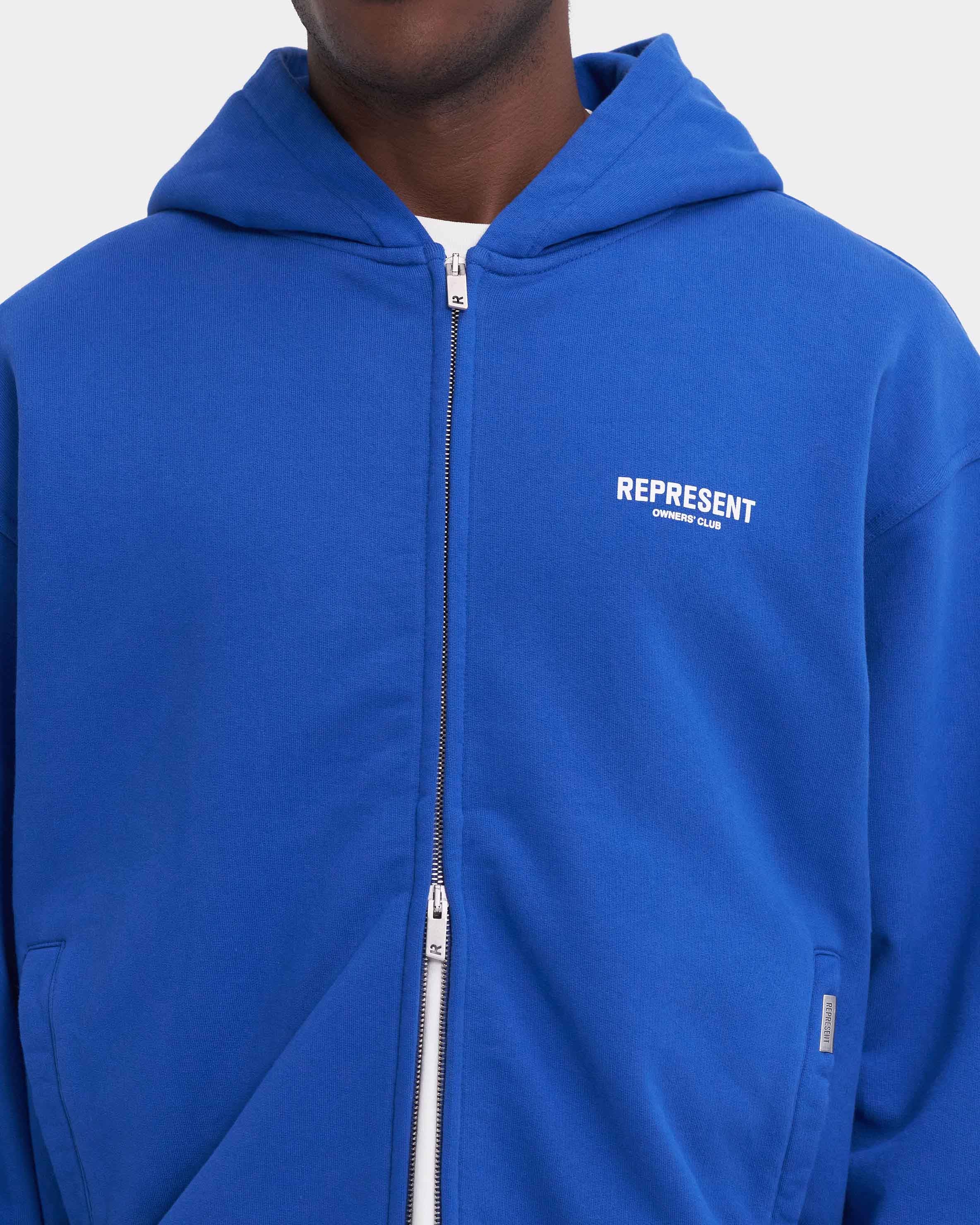 Represent Owners Club Zip Hoodie - Kobaltblau