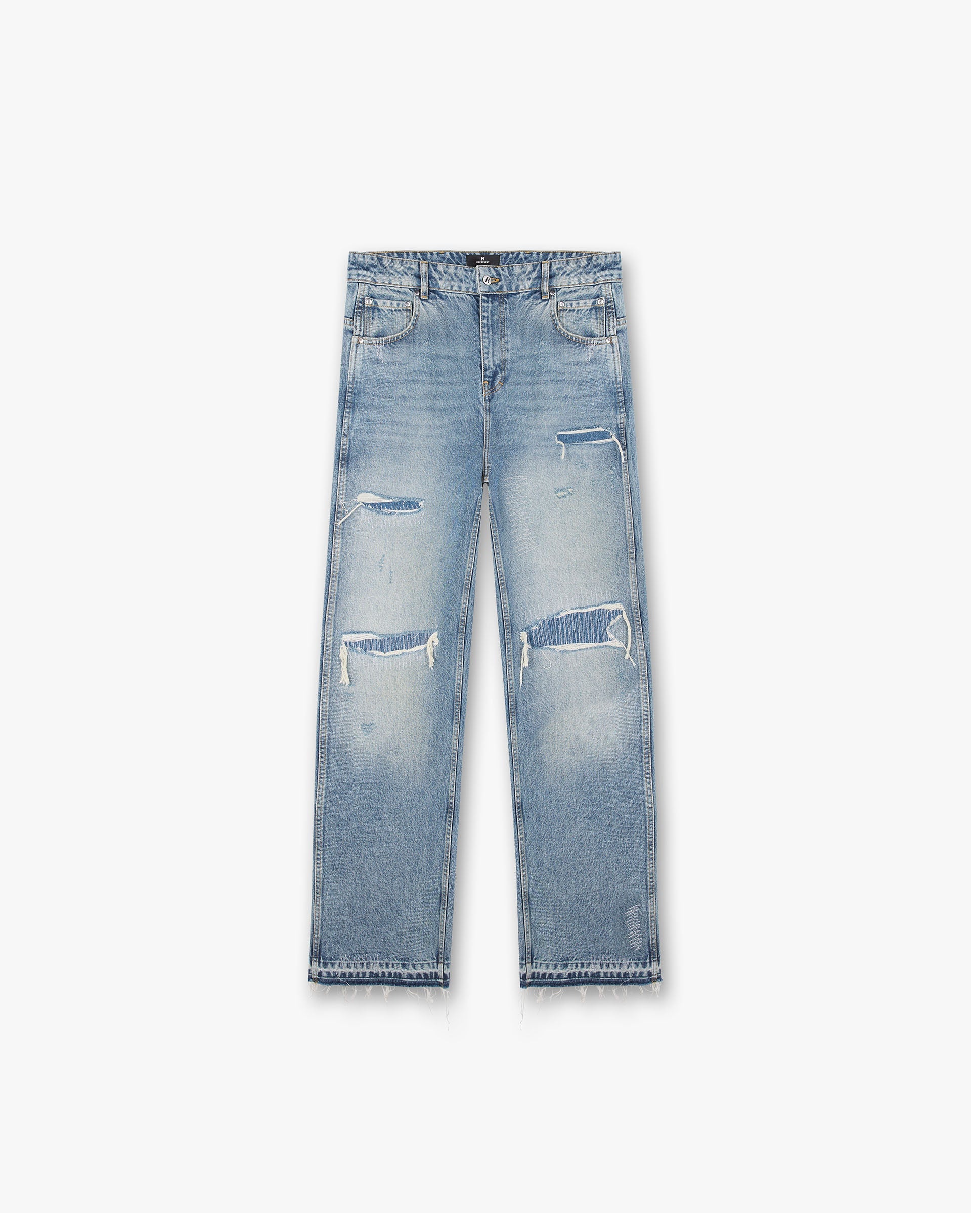 Represent X End R3 Baggy Destroyer Denim - Mechanisch Blau