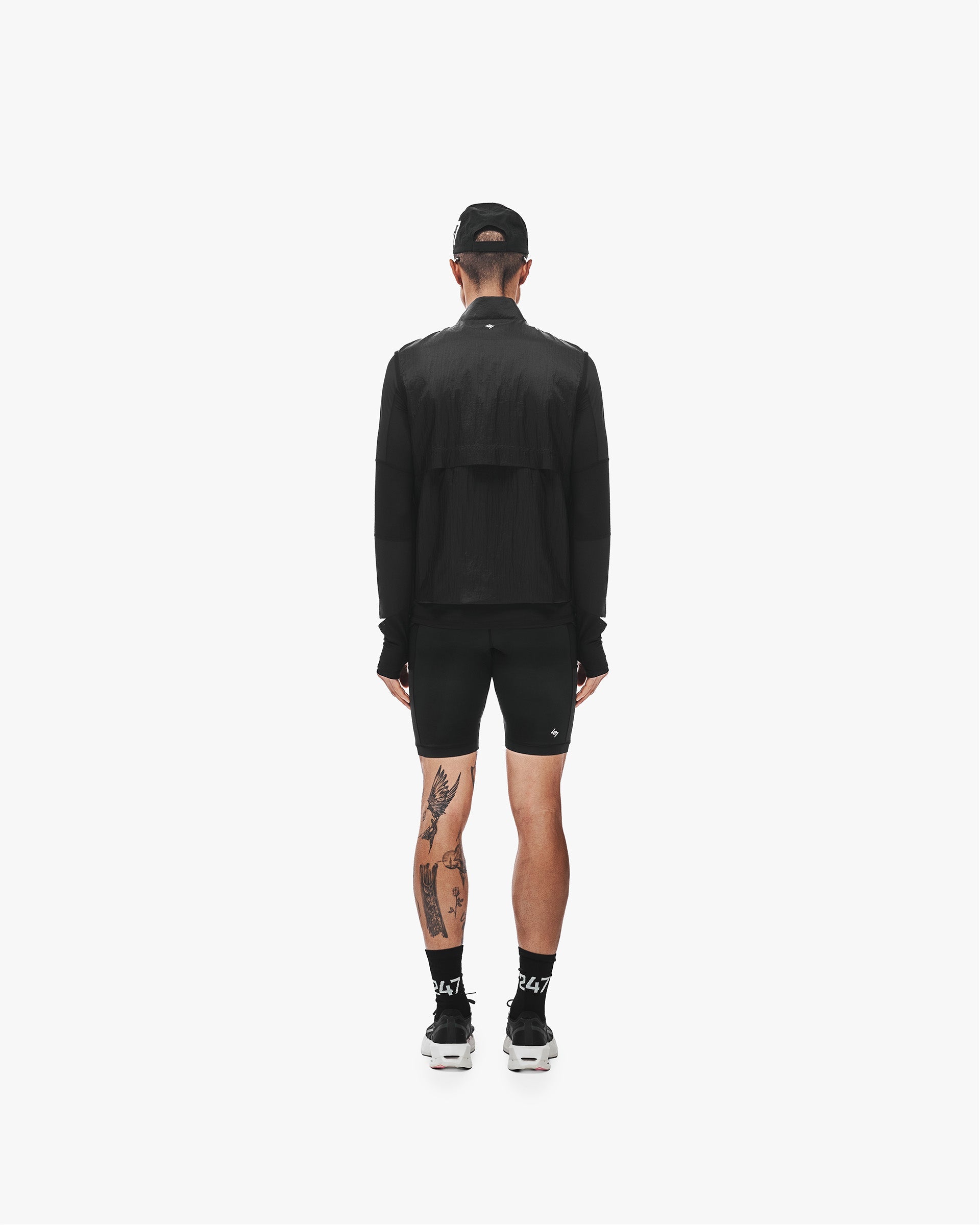 247 Run Gilet - Jet Black