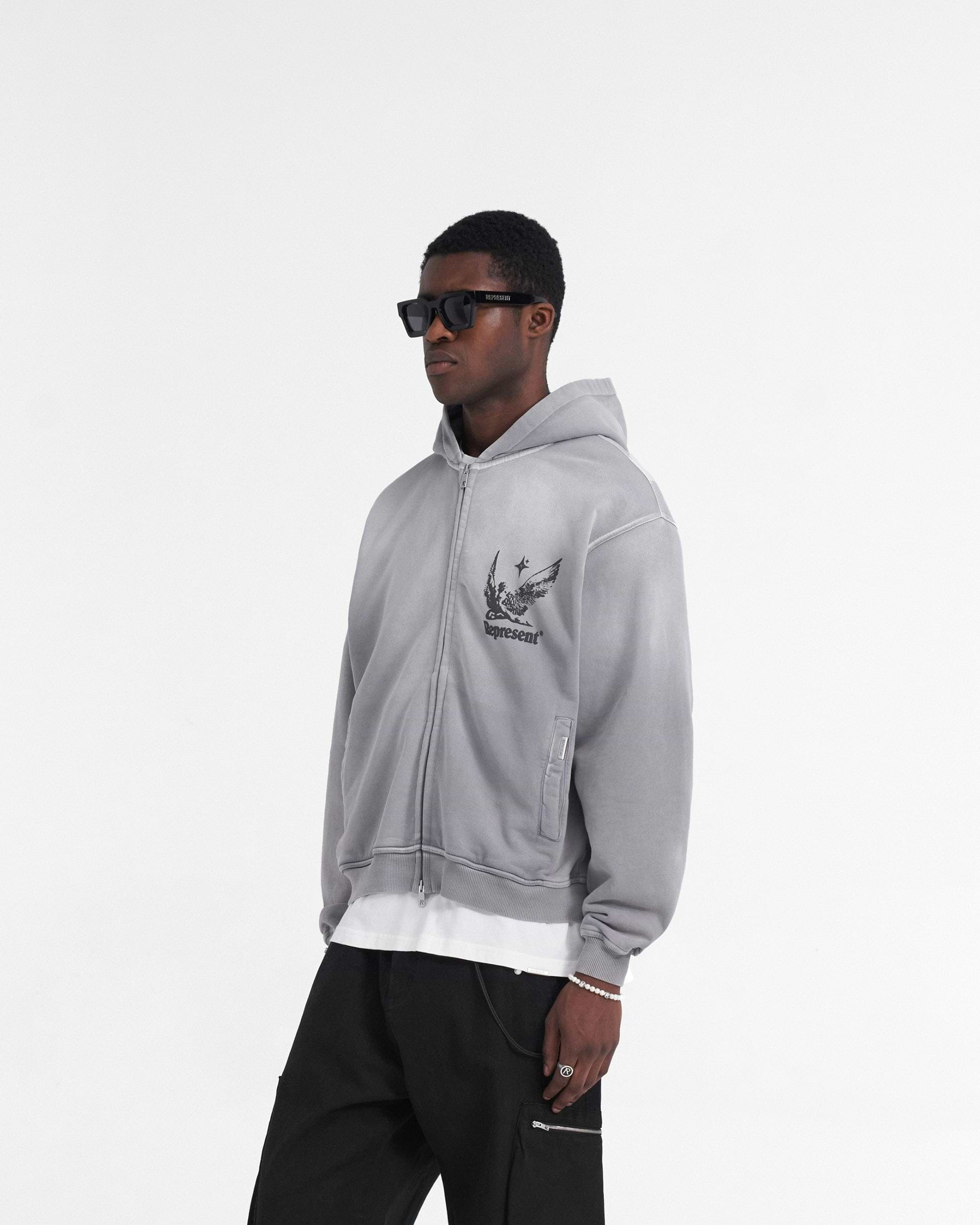 Spirits Of Summer Zip Hoodie - Nebel