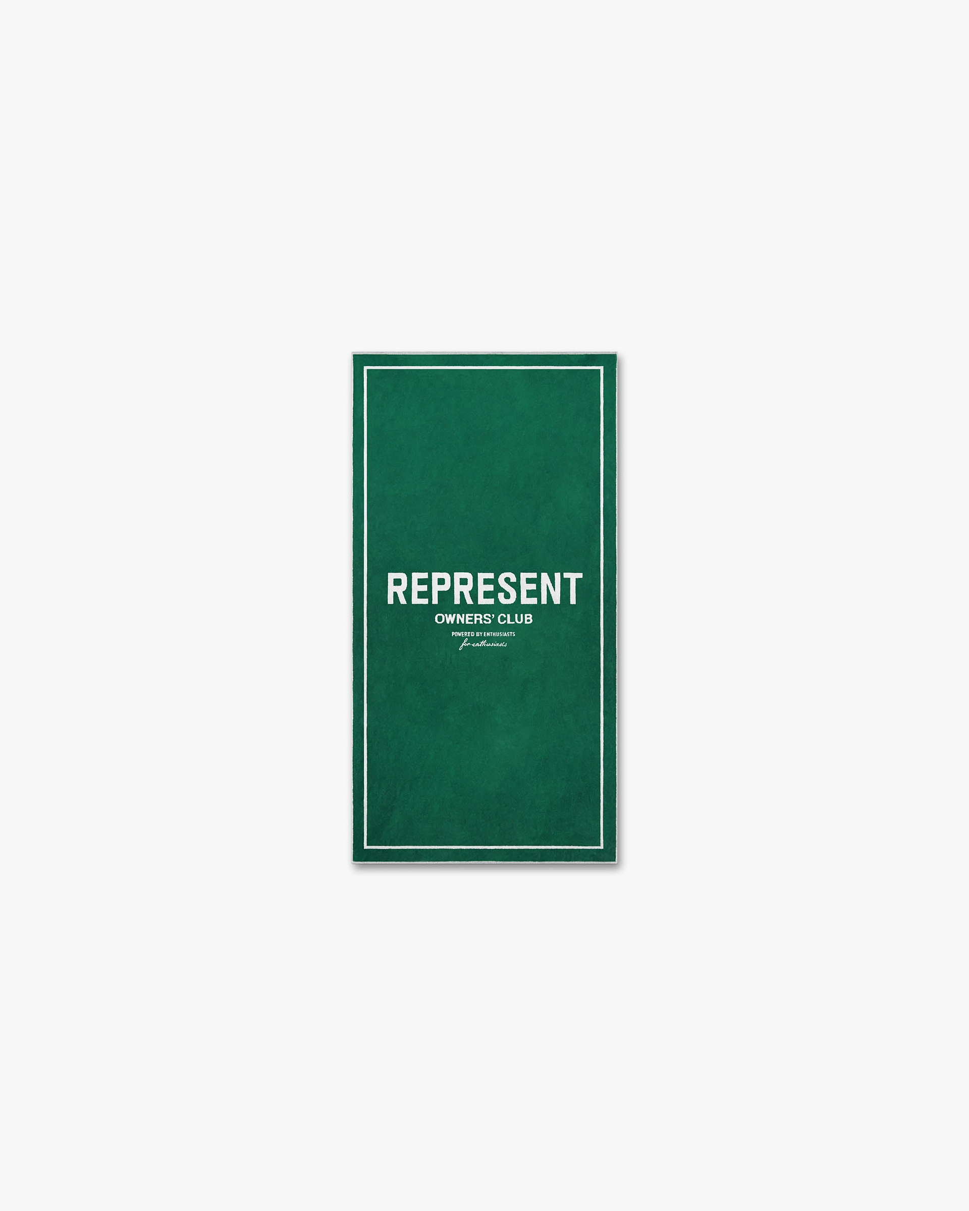 Represent Owners Club Towel - Racing Green