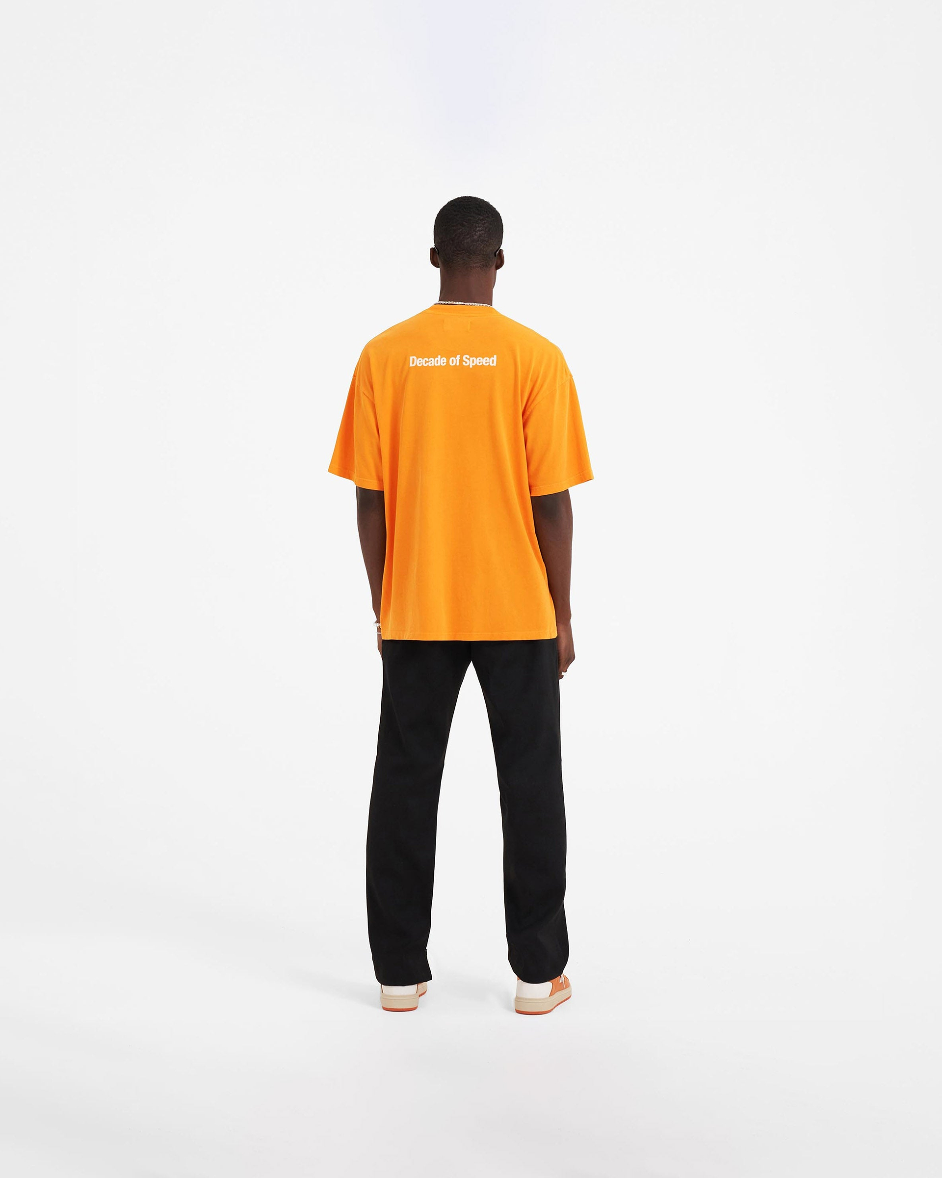 Decade of Speed T-Shirt - Neon Orange