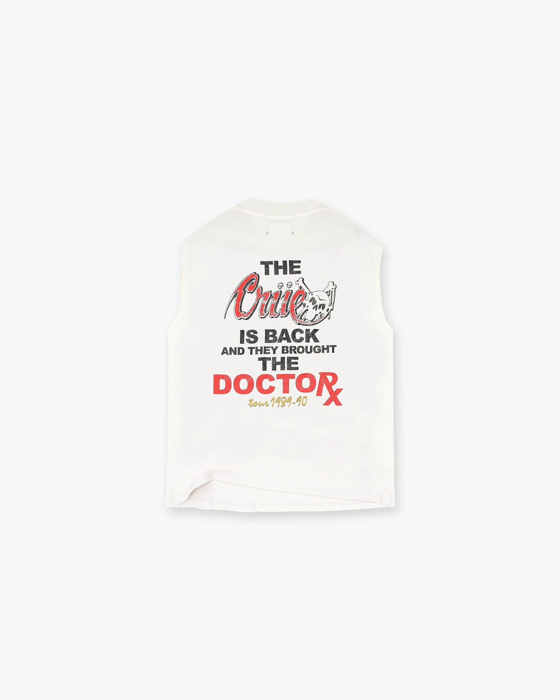 Represent x Mötley Crüe™️ Dr Feelgood Tank - Flat White
