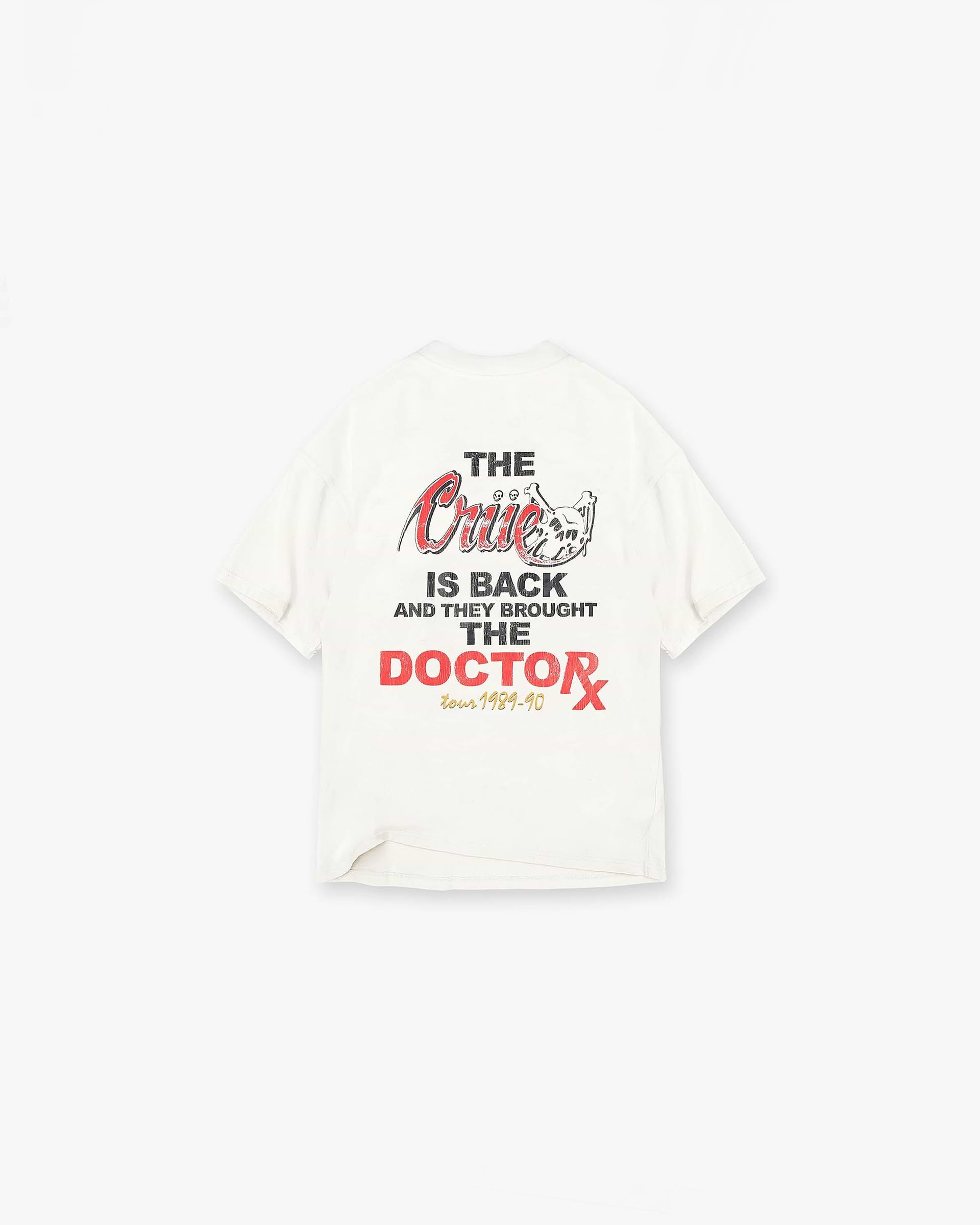 Represent x Mötley Crüe™️ Dr Feelgood T-Shirt - Flat White
