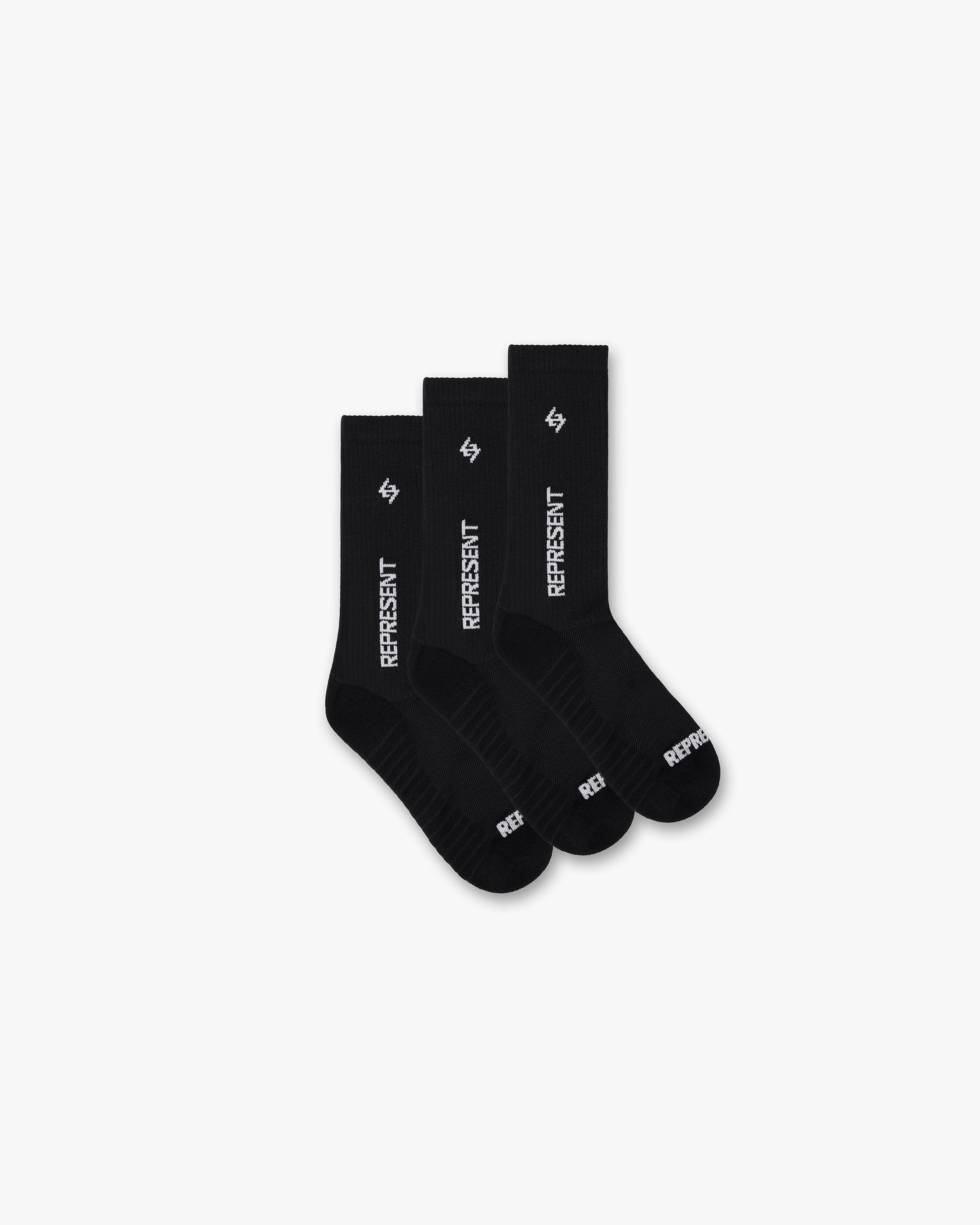 Team 247 Socks | 3 Pack | Black Accessories 247 | Represent Clo
